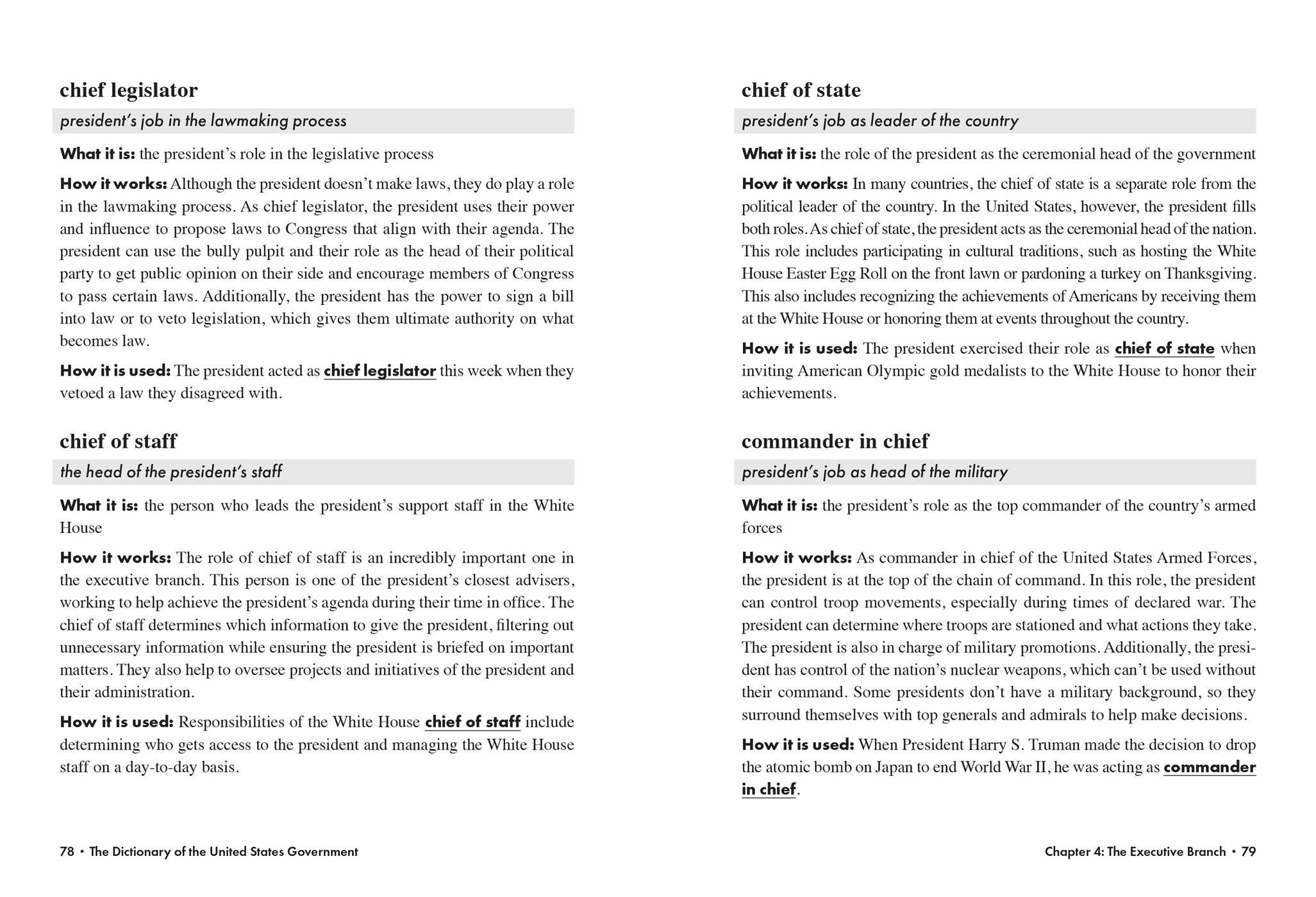 Dictionary of the United States Government