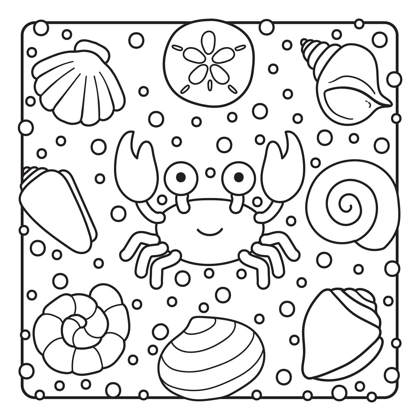 Sunny Summer Days Coloring Book