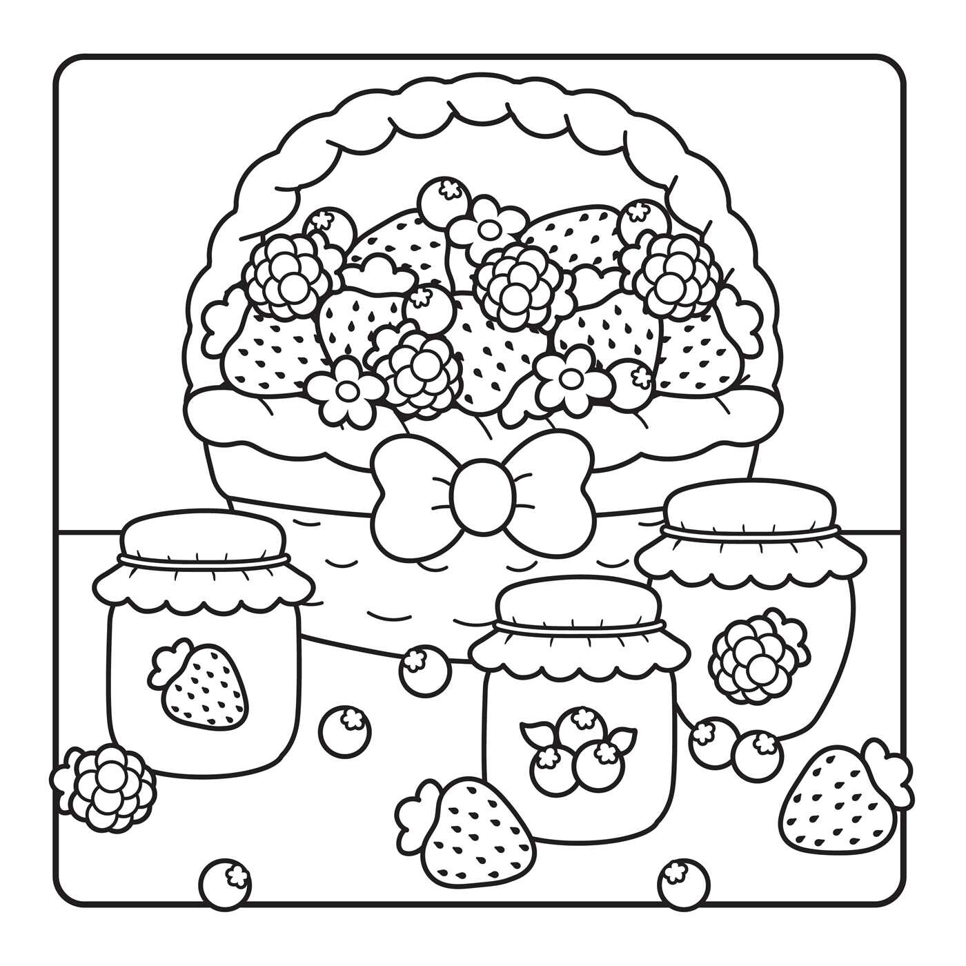 Sunny Summer Days Coloring Book