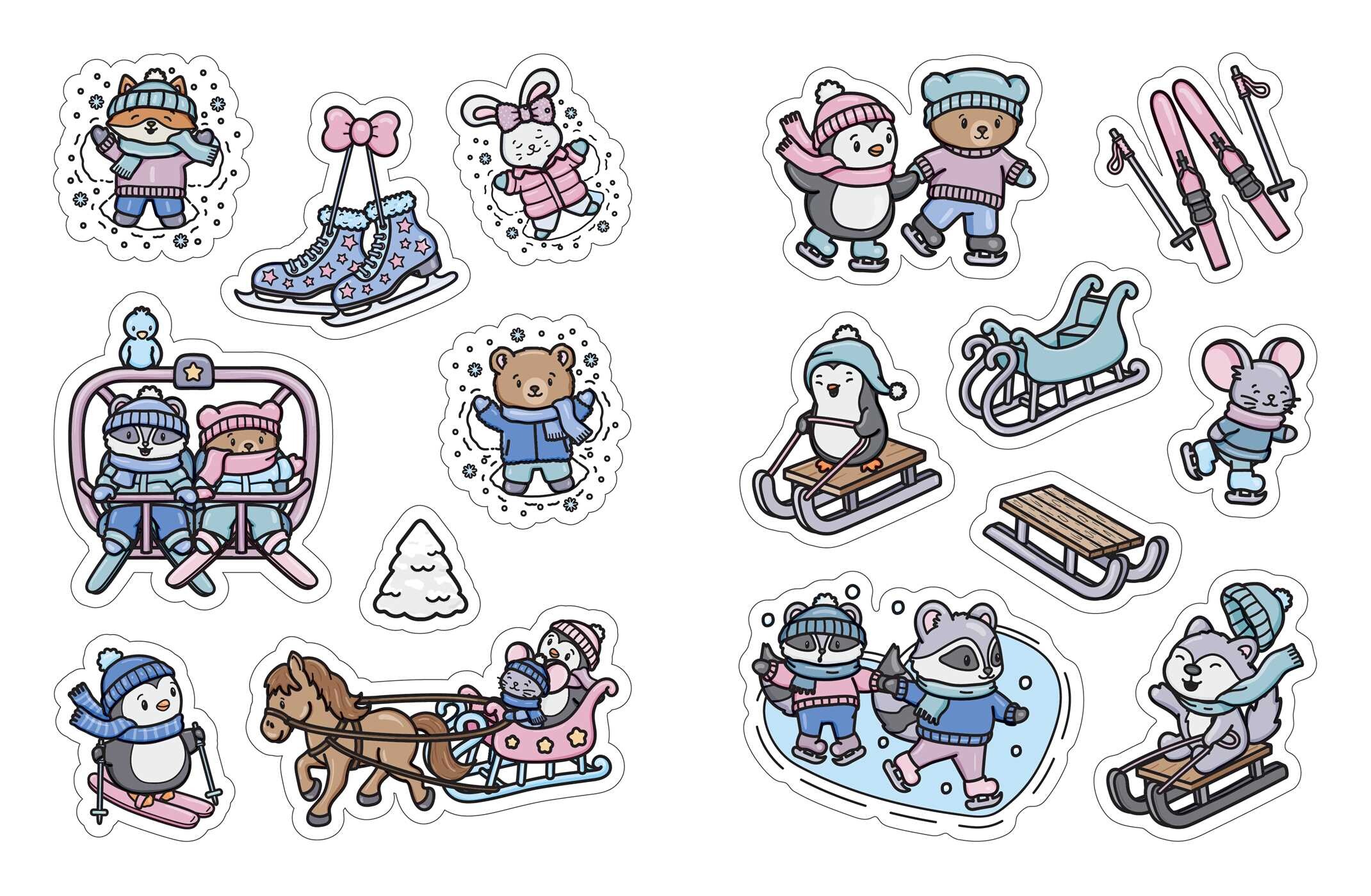 Snuggly Days Sticker Book