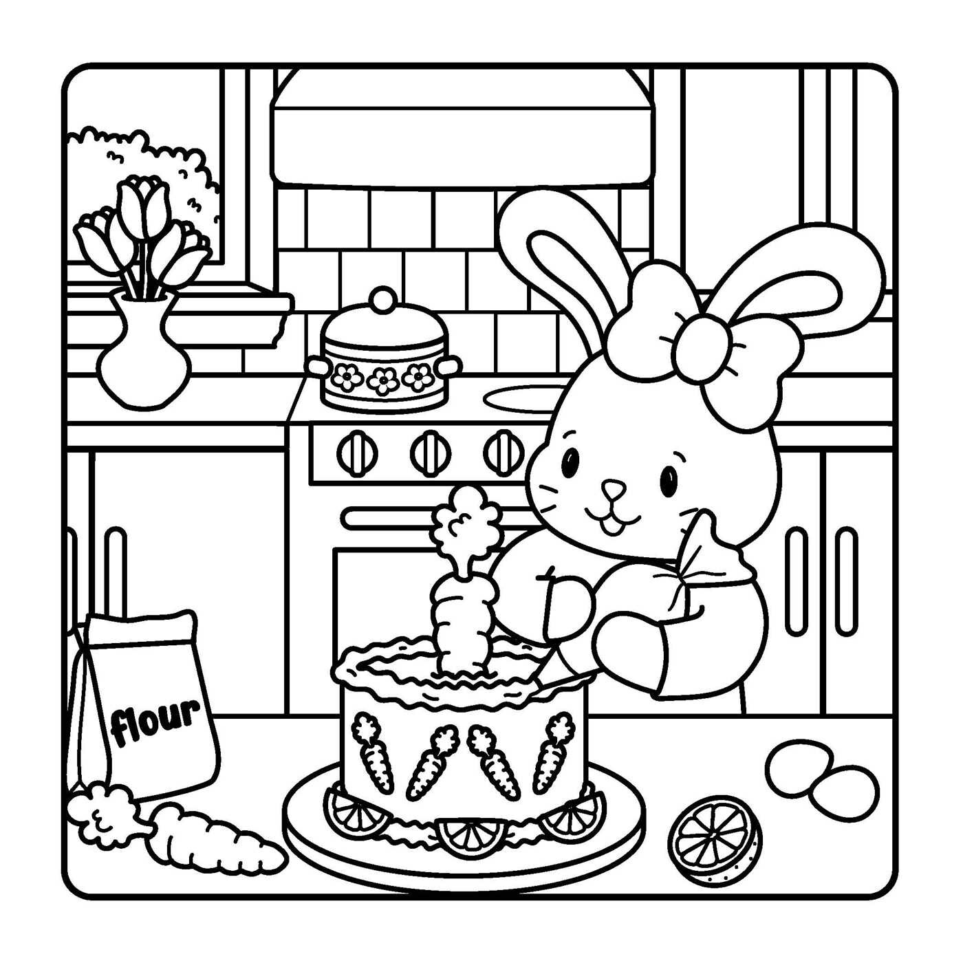 Cuddly Spring Coloring Book