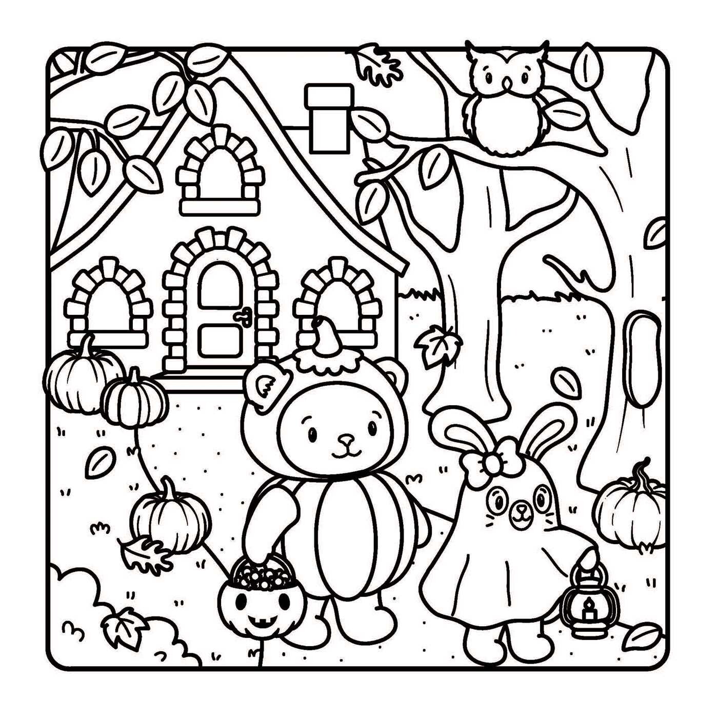 Tricks & Treats Coloring Book