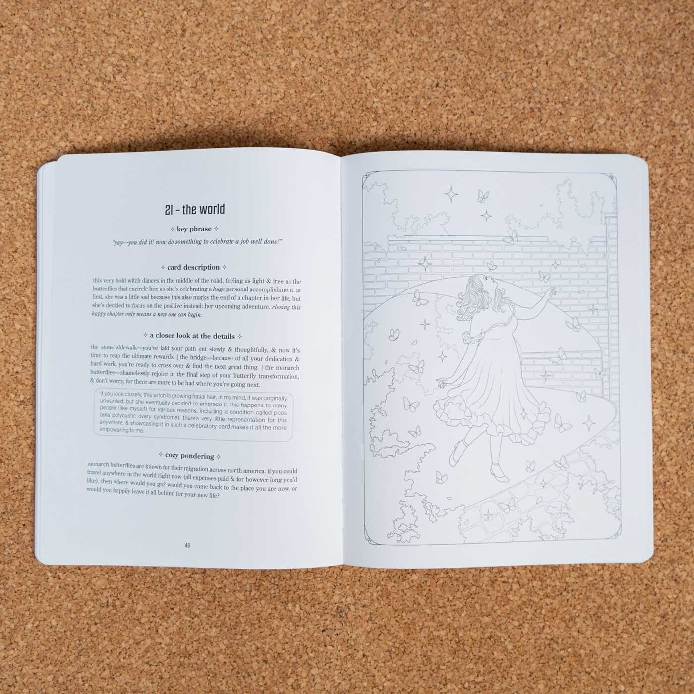 Cozy Witch Tarot Coloring Book