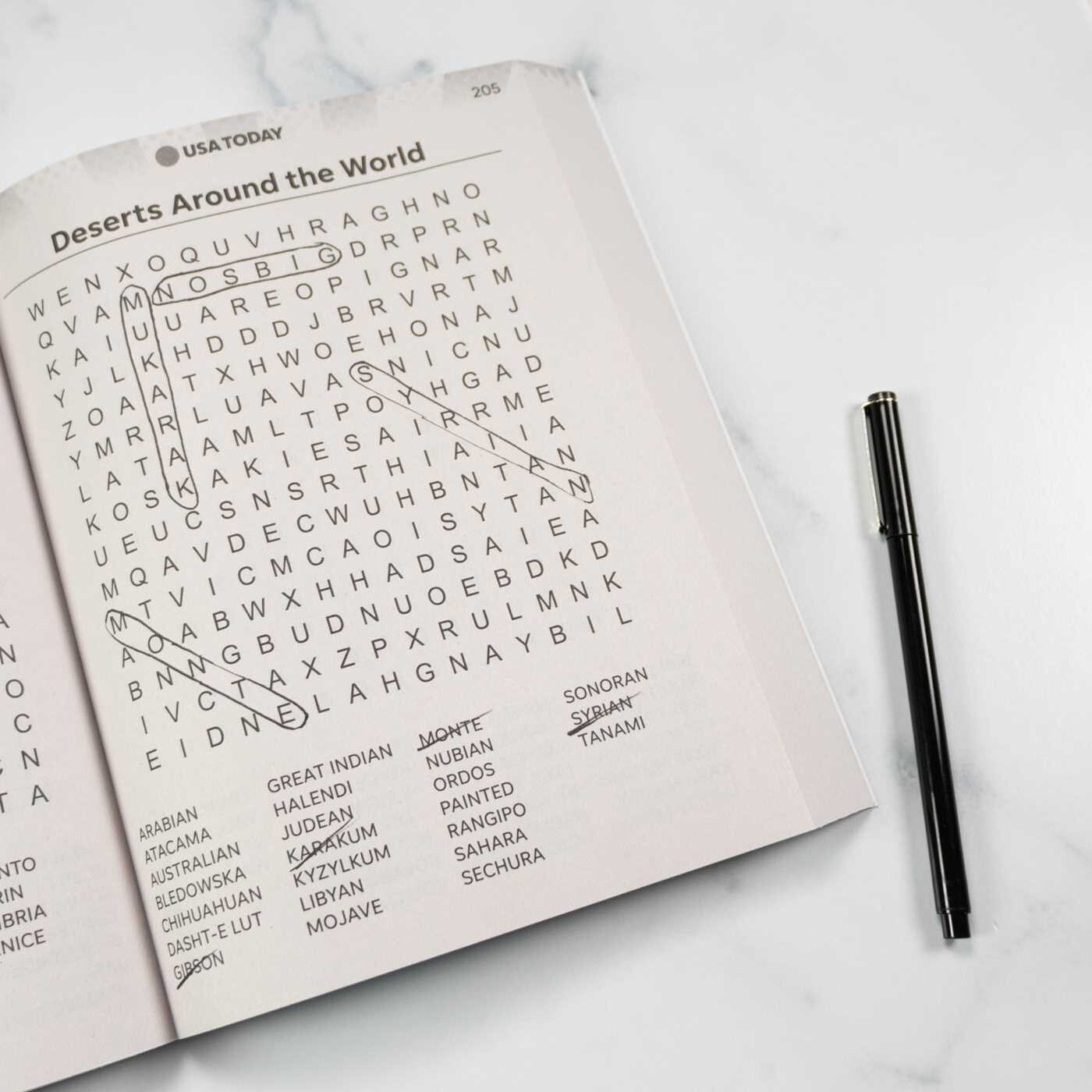 USA TODAY Large-Print Word Search
