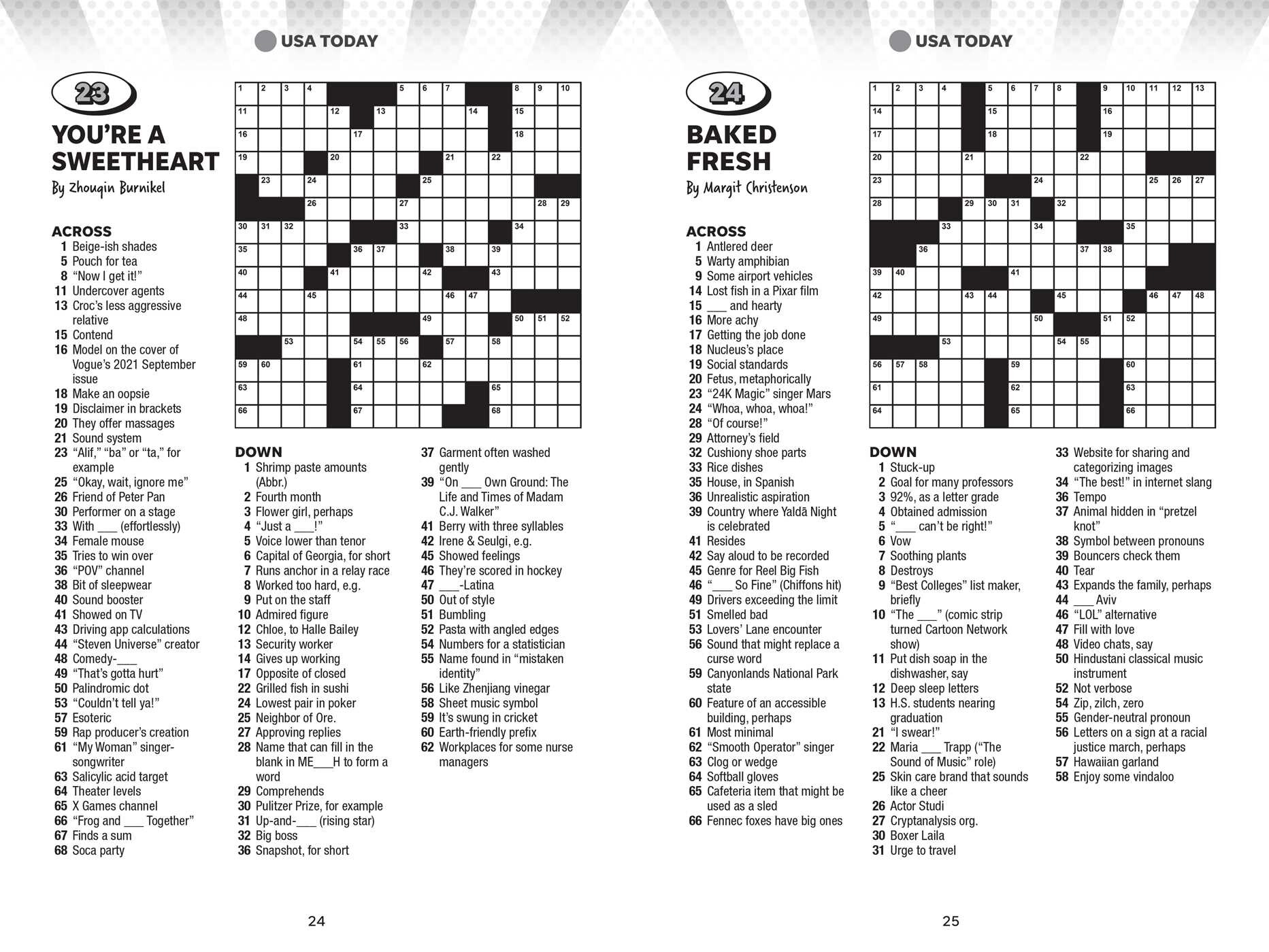 USA TODAY Seriously Fun Crosswords