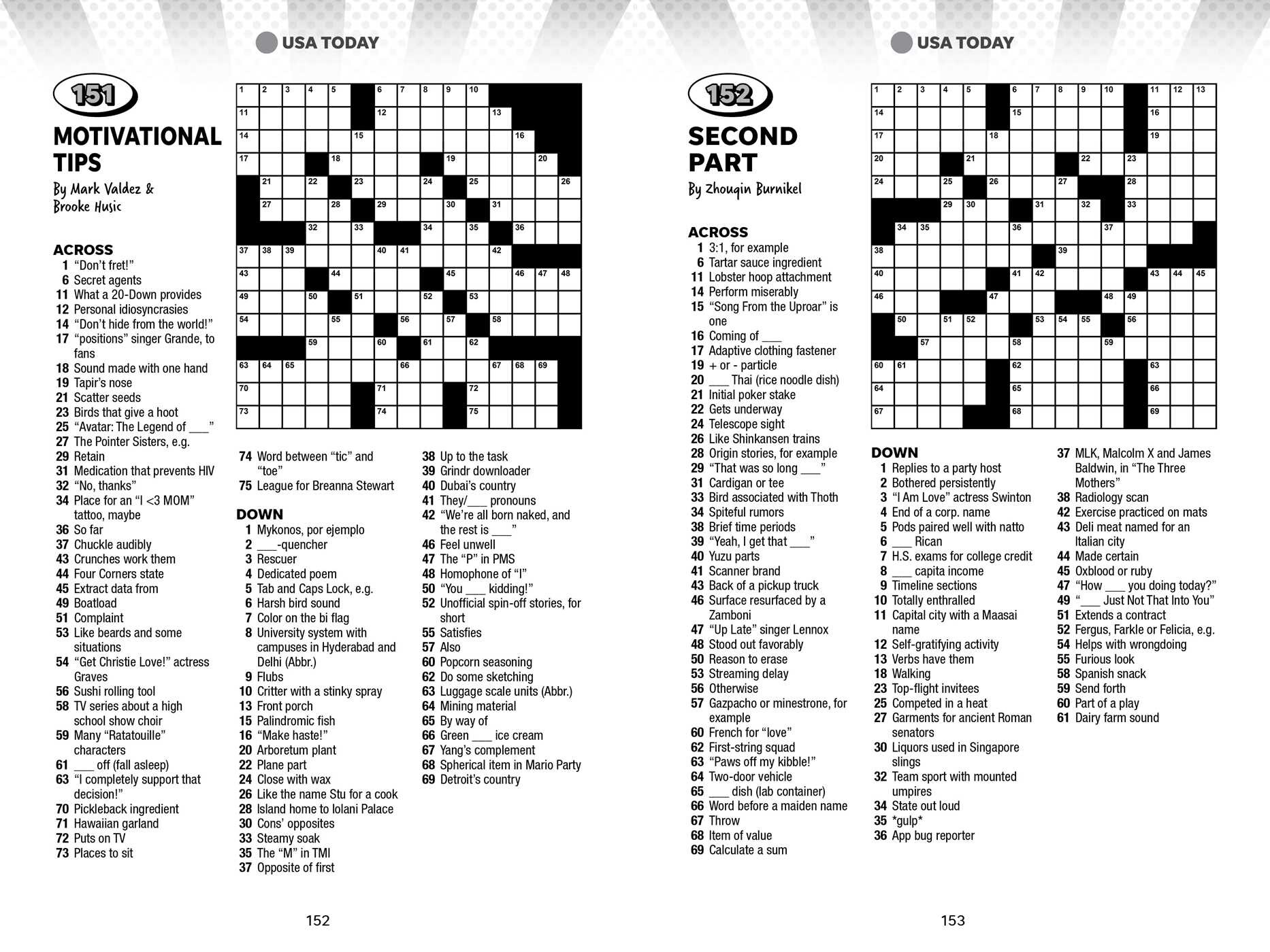 USA TODAY Seriously Fun Crosswords