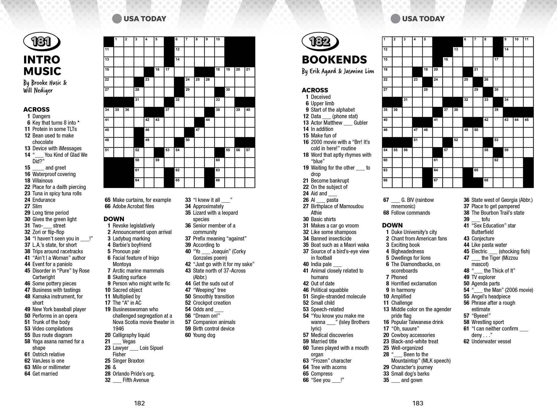 USA TODAY Seriously Fun Crosswords