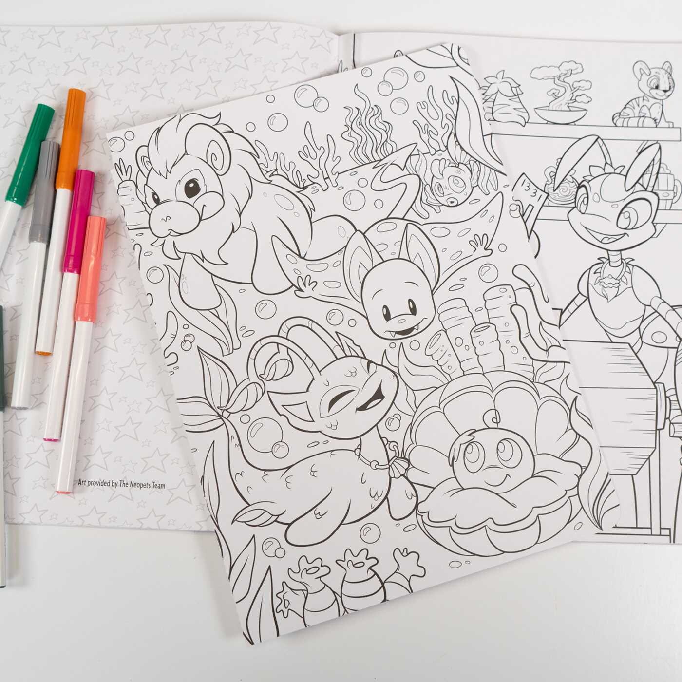 Neopets: The Official Colouring Book