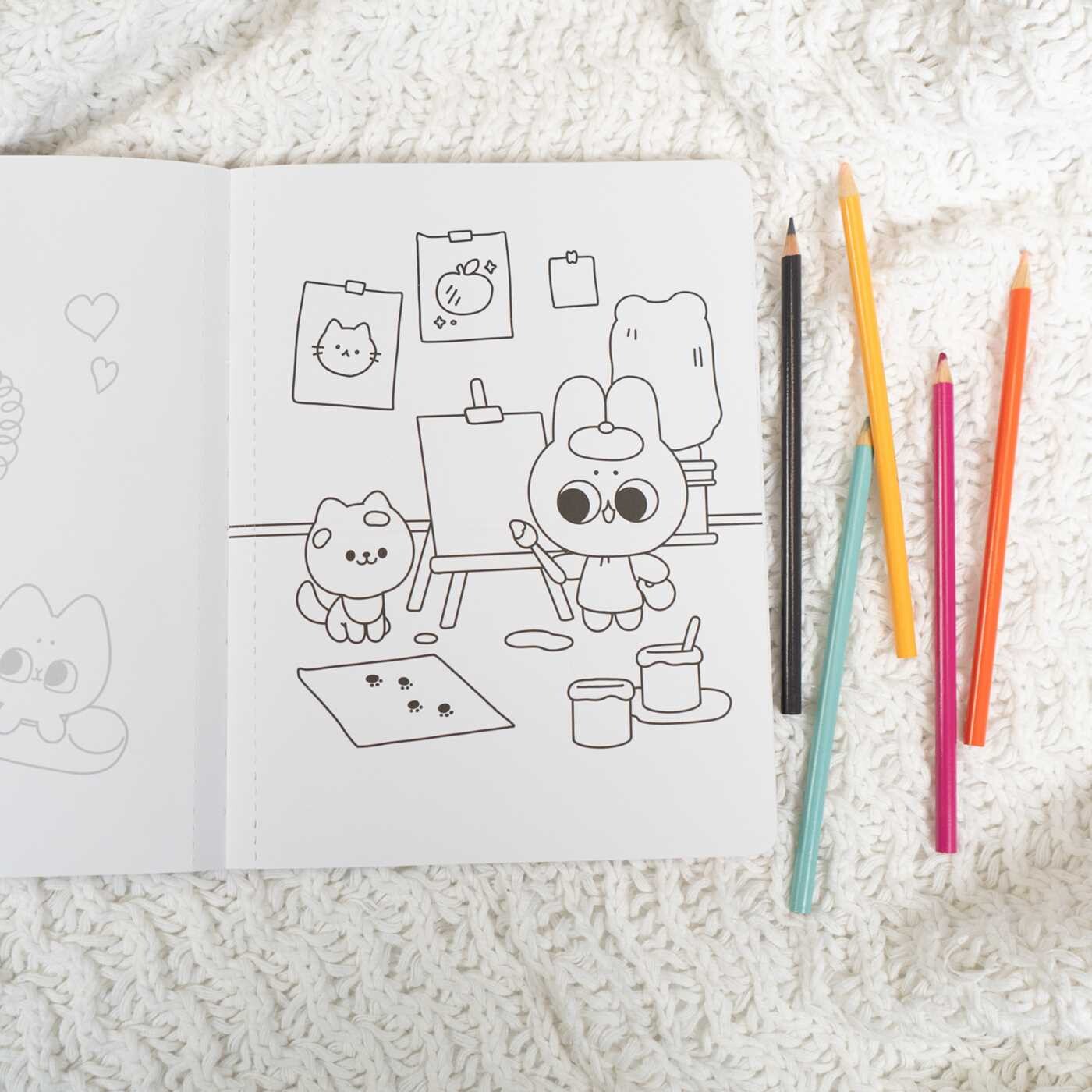 Official Pocket Peaches Coloring Book