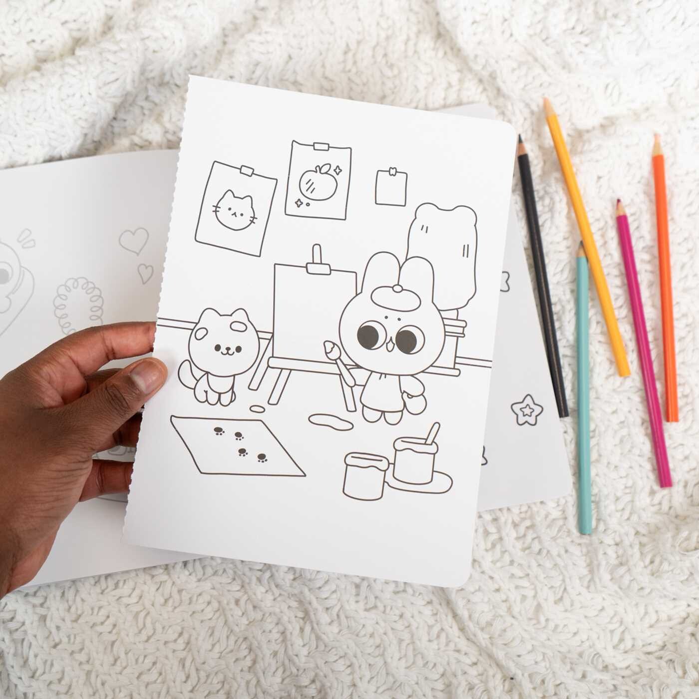 Official Pocket Peaches Coloring Book