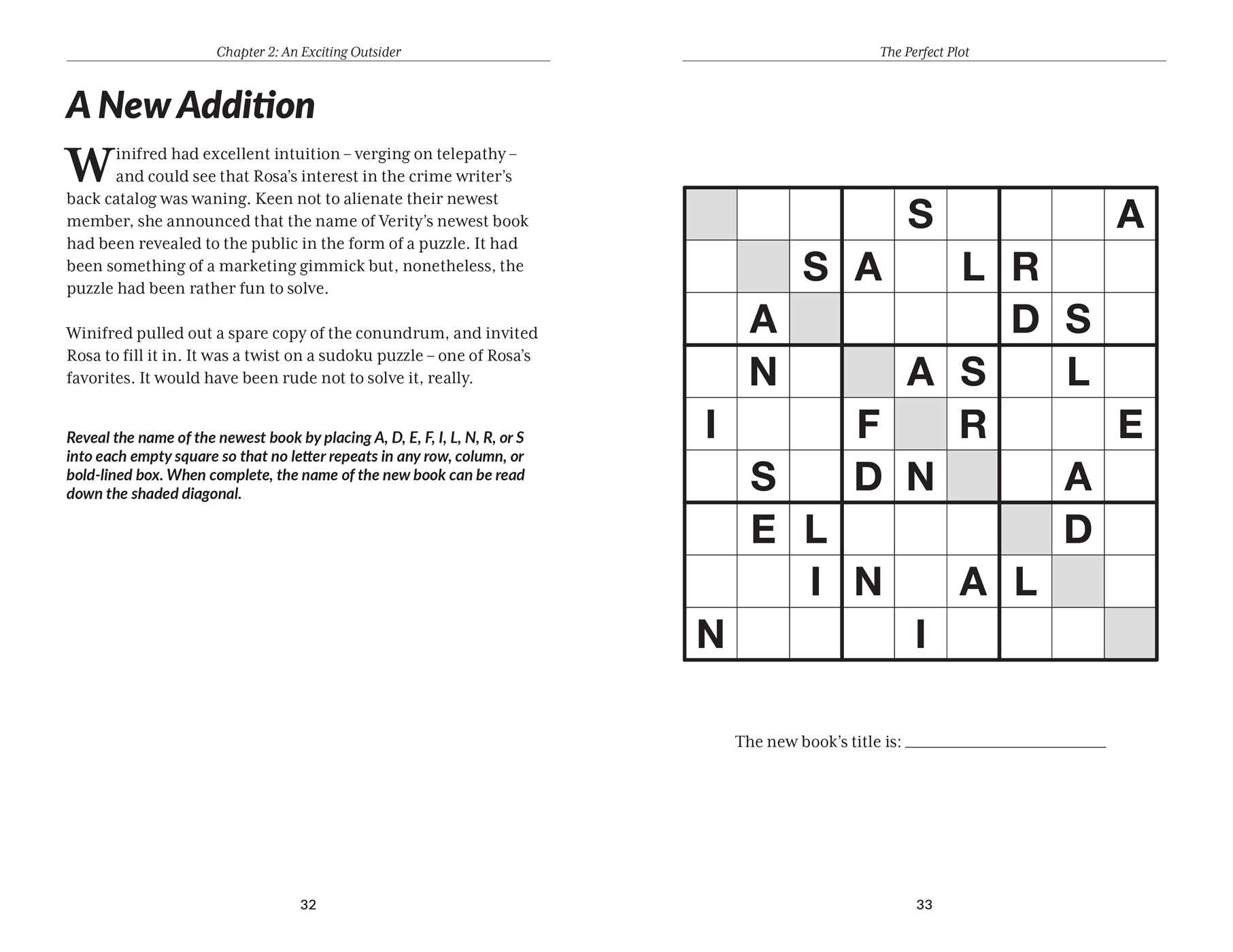 Murder Mystery Club Puzzle Book