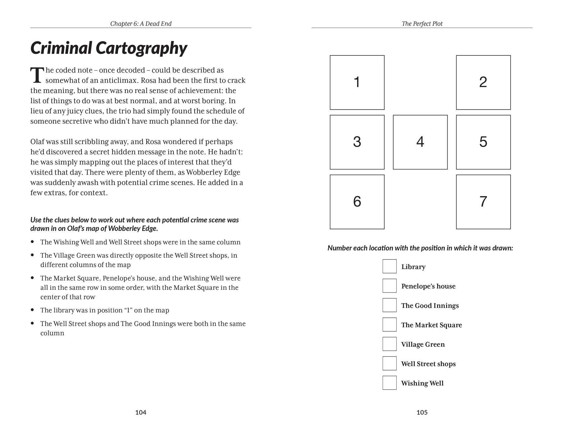Murder Mystery Club Puzzle Book