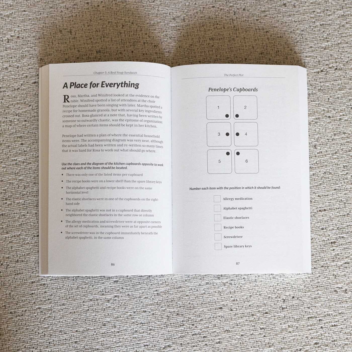Murder Mystery Club Puzzle Book