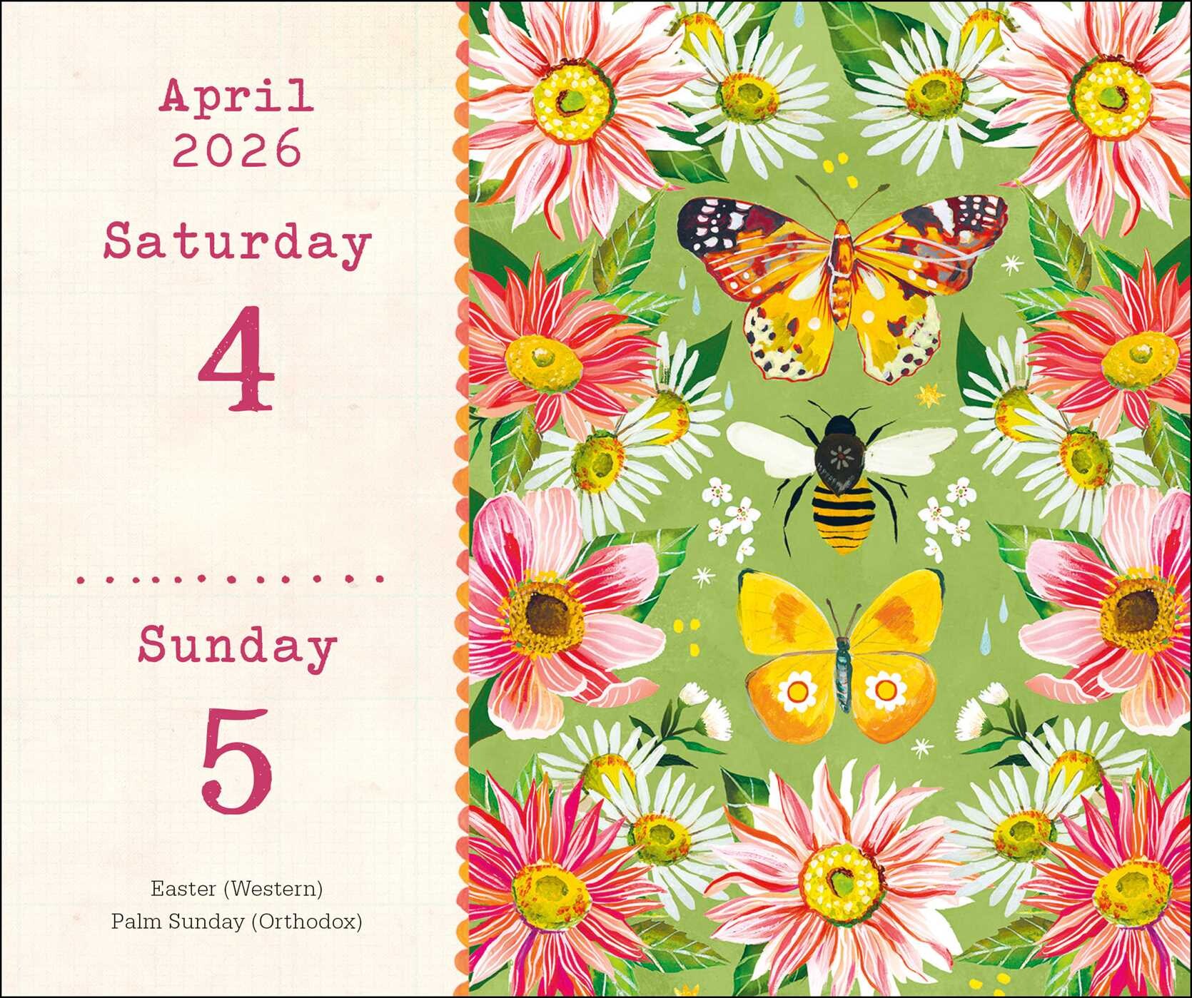 Katie Daisy 2026 DaytoDay Calendar Book Summary & Video Official