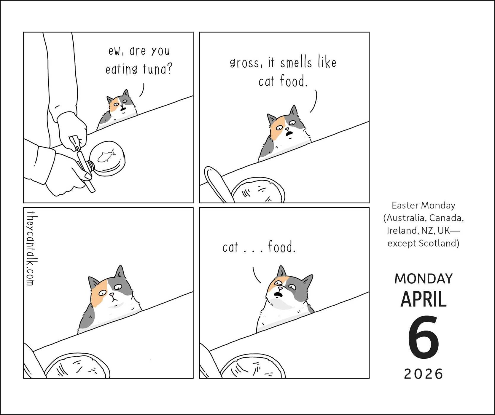 They Can Talk Comics 2026 DaytoDay Calendar Book Summary & Video