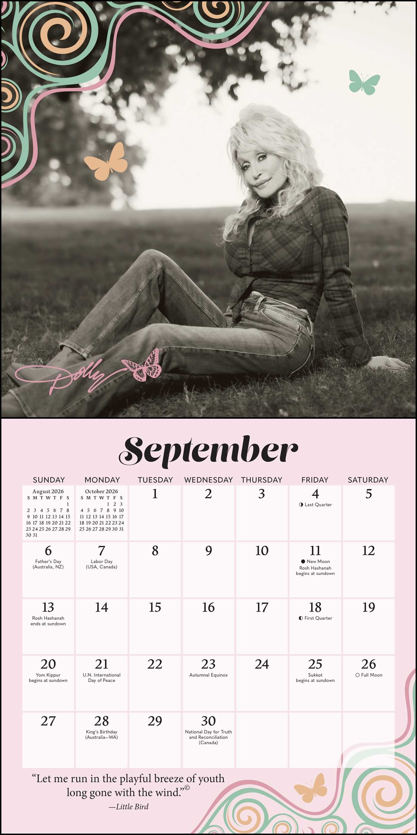 Dolly Parton A Musical Legend 2026 Mini Wall Calendar Book Summary