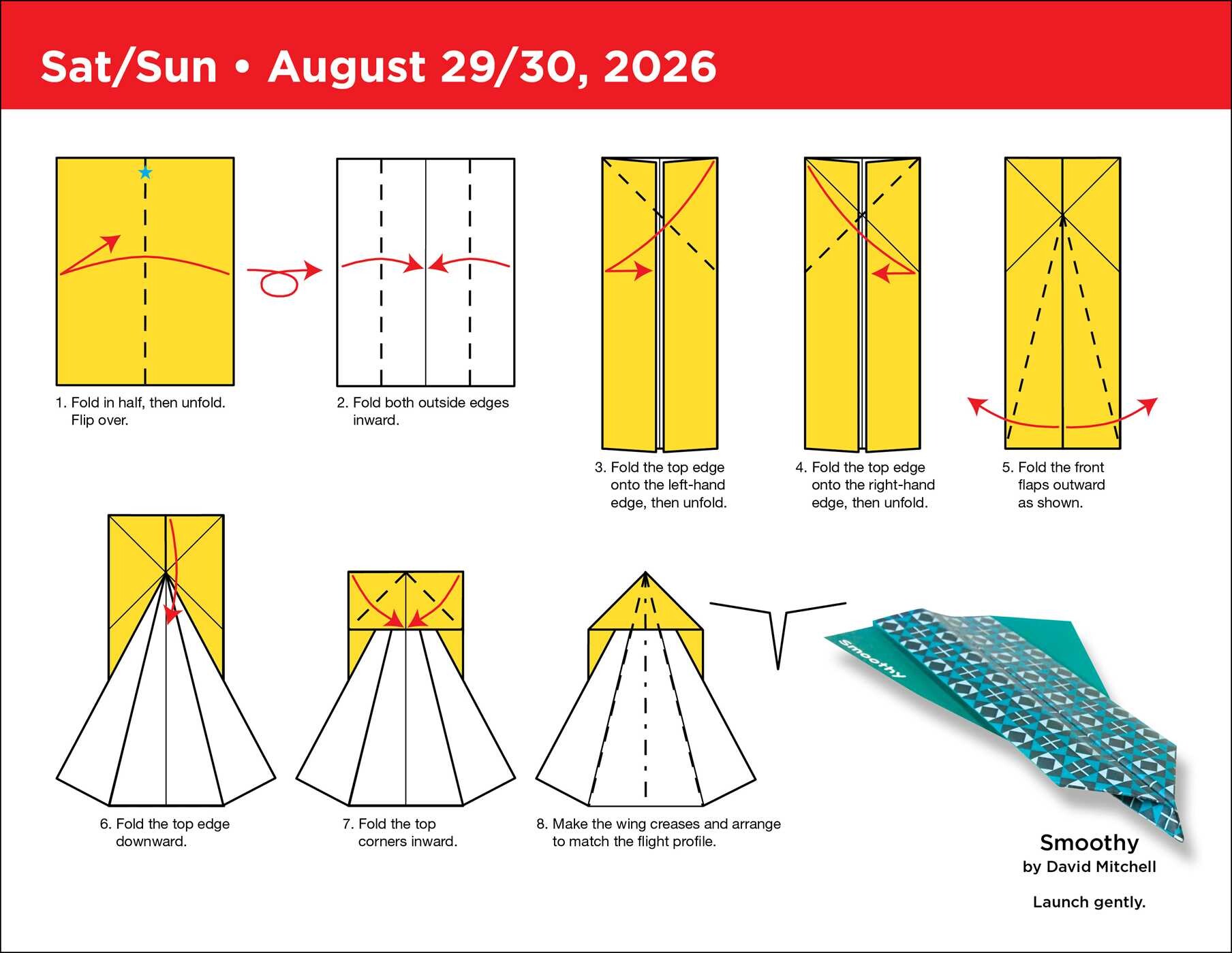 Paper Airplane 2026 FoldADay Calendar Book Summary & Video