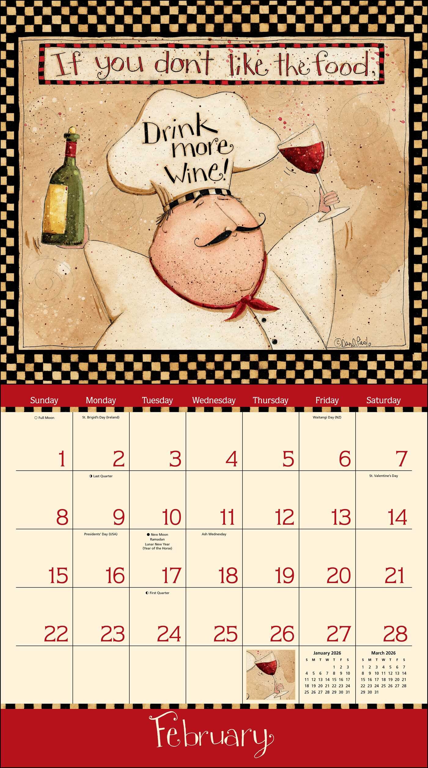 Home is in the Kitchen 2026 Deluxe Wall Calendar Book Summary & Video