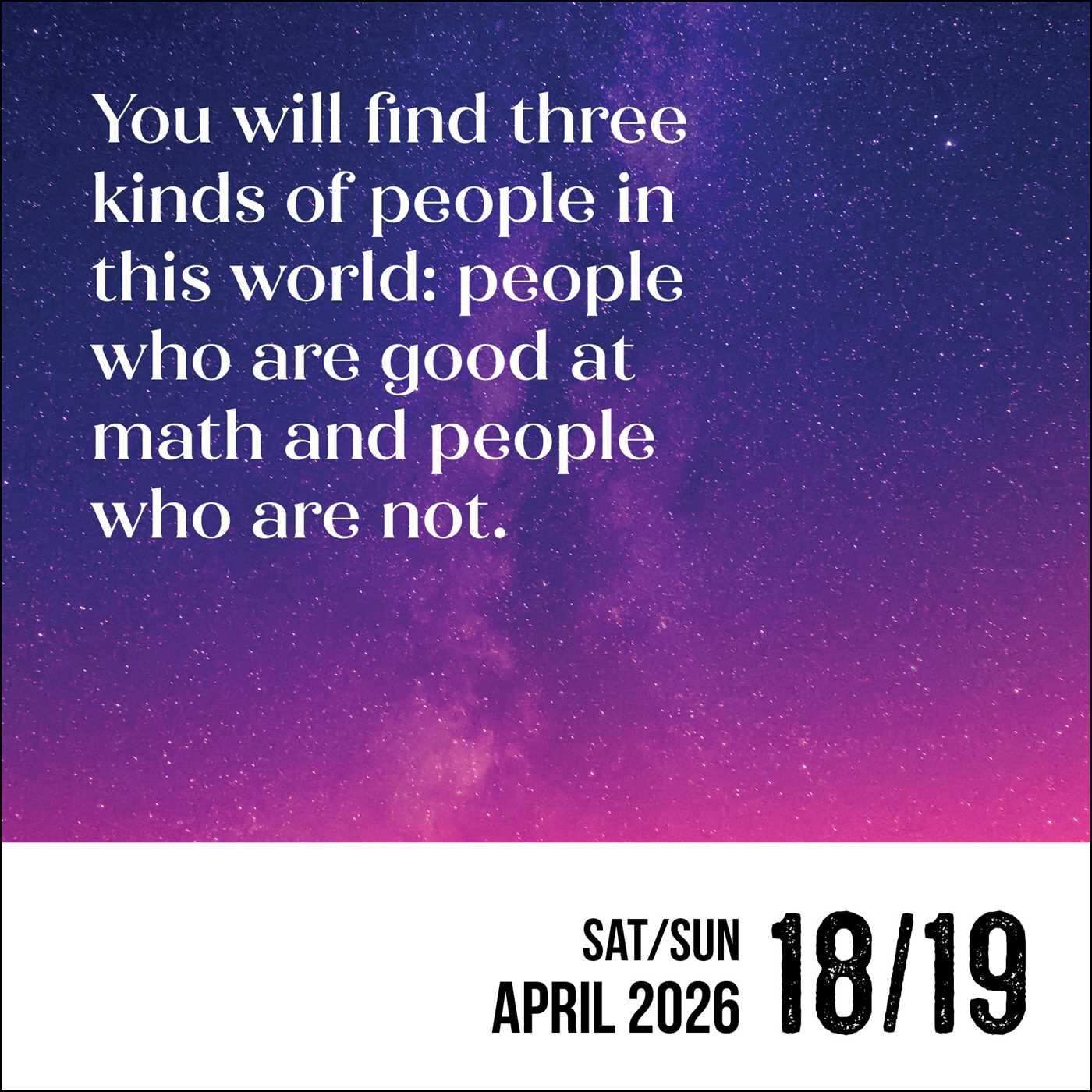 Unspirational 2026 DaytoDay Calendar Book Summary & Video