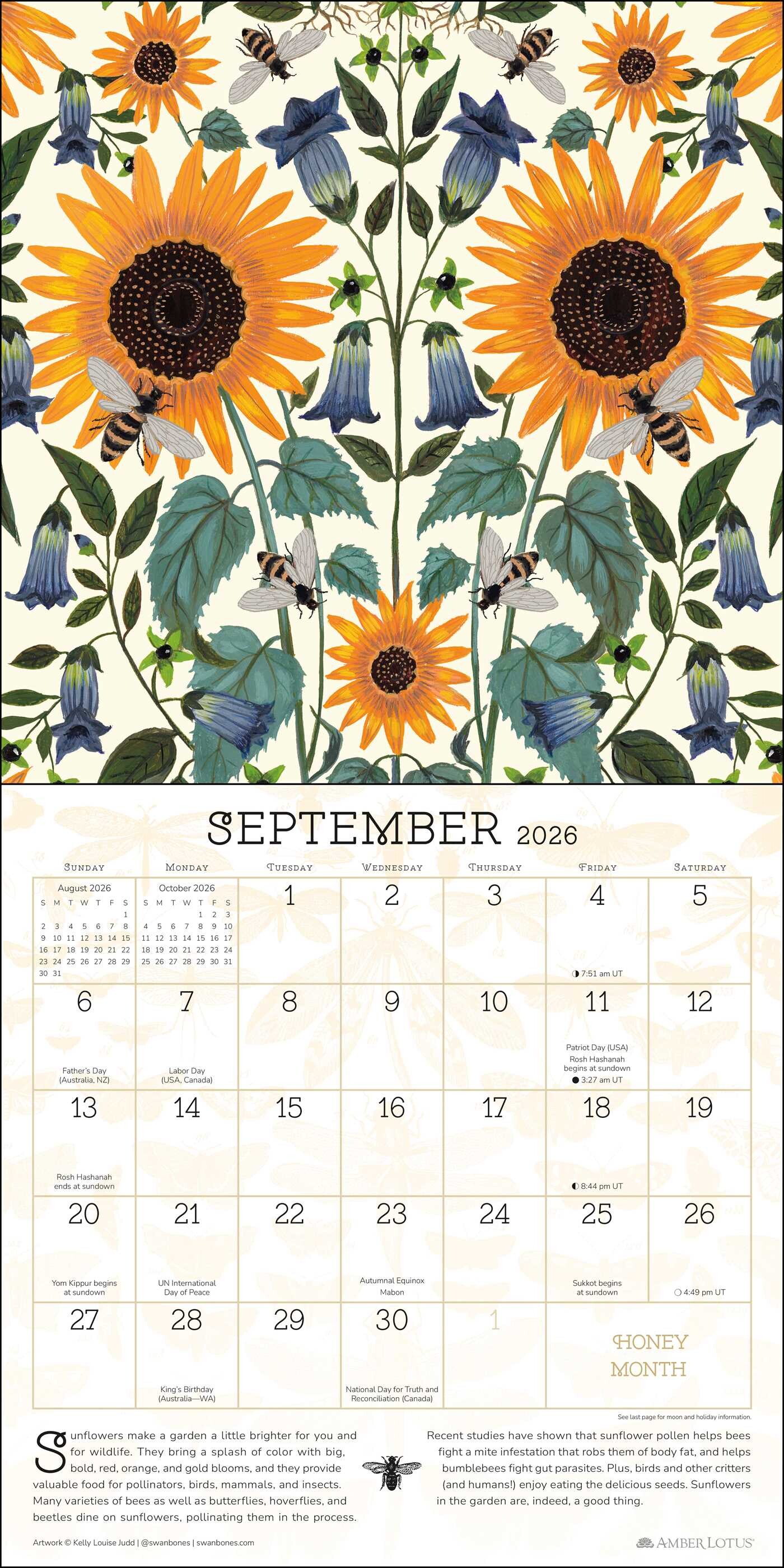 Praise for the Pollinators 2026 Wall Calendar Book Summary & Video