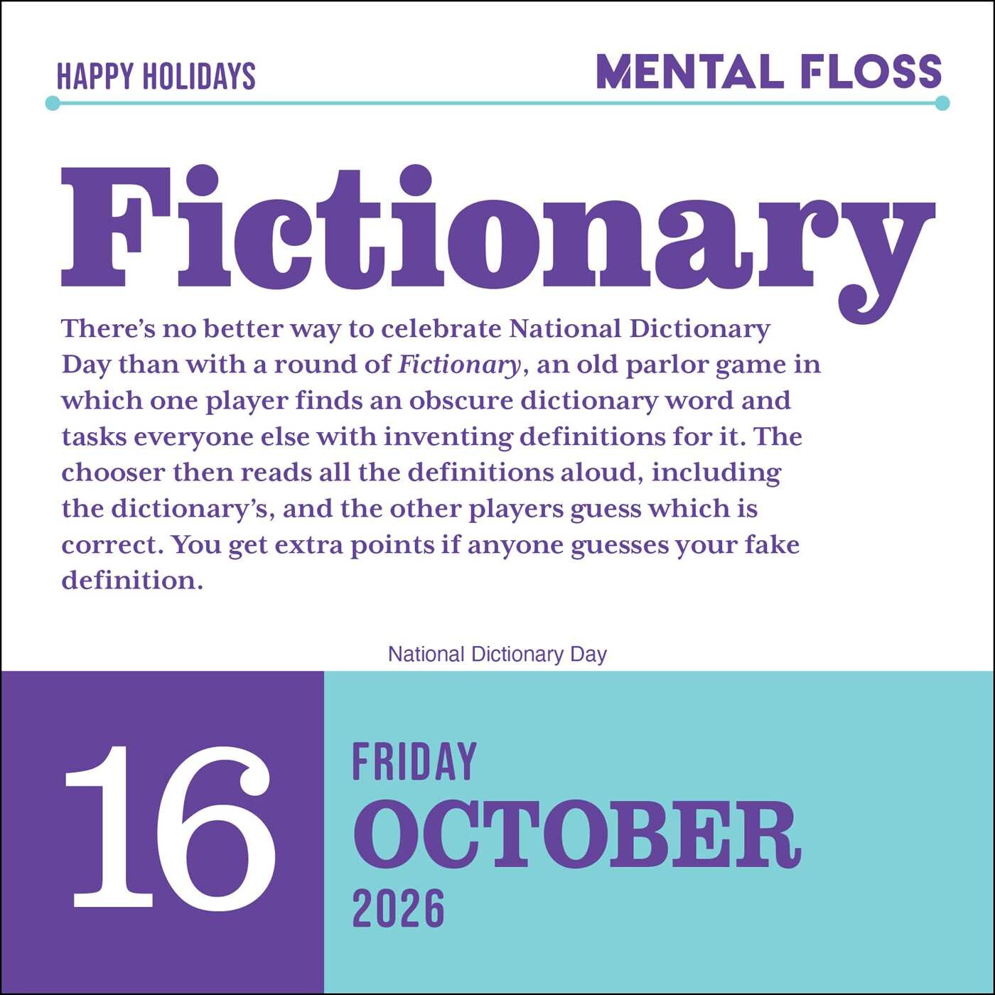 Word Nerd 2026 Calendar Book Summary & Video Official Publisher