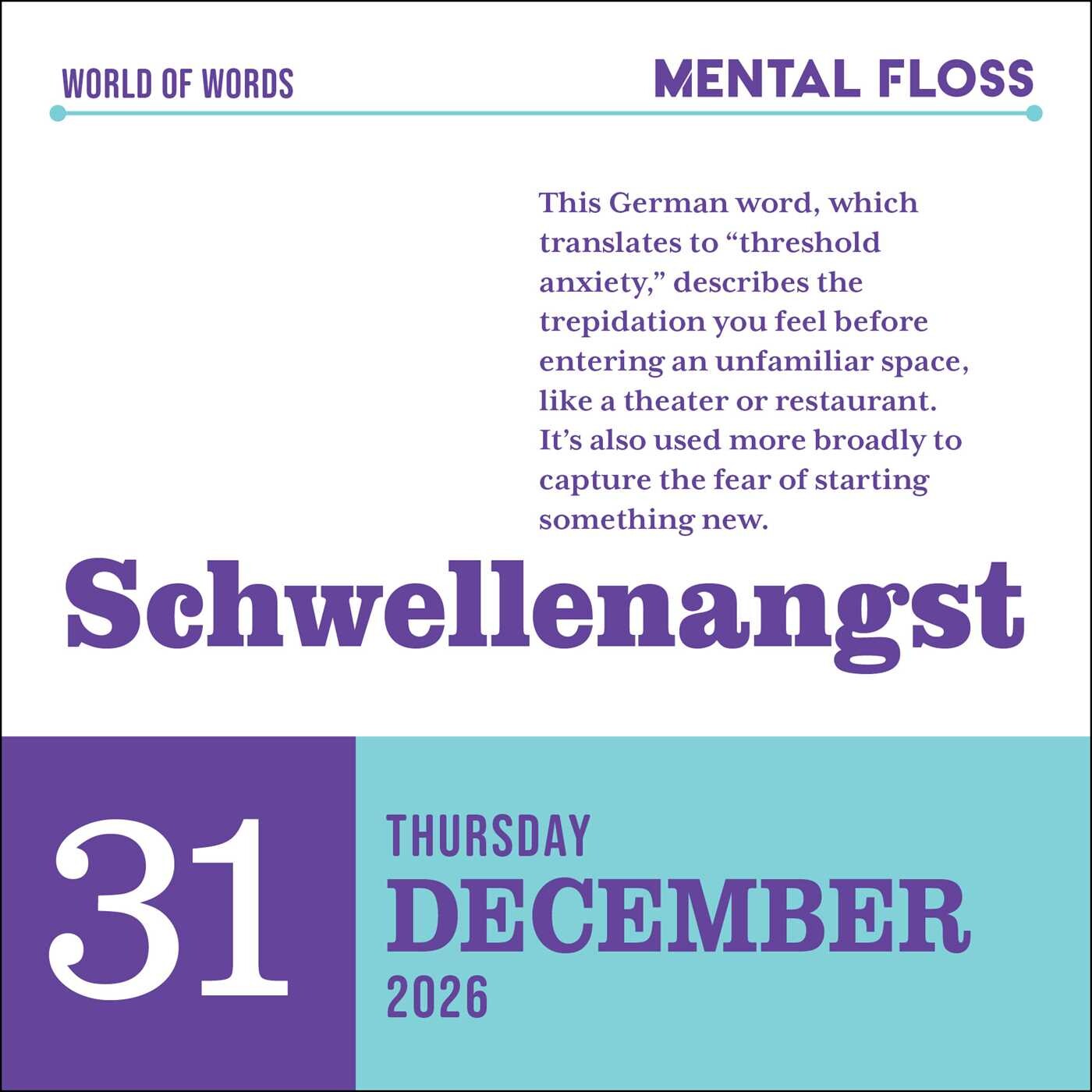 Word Nerd 2026 Calendar Book Summary & Video Official Publisher