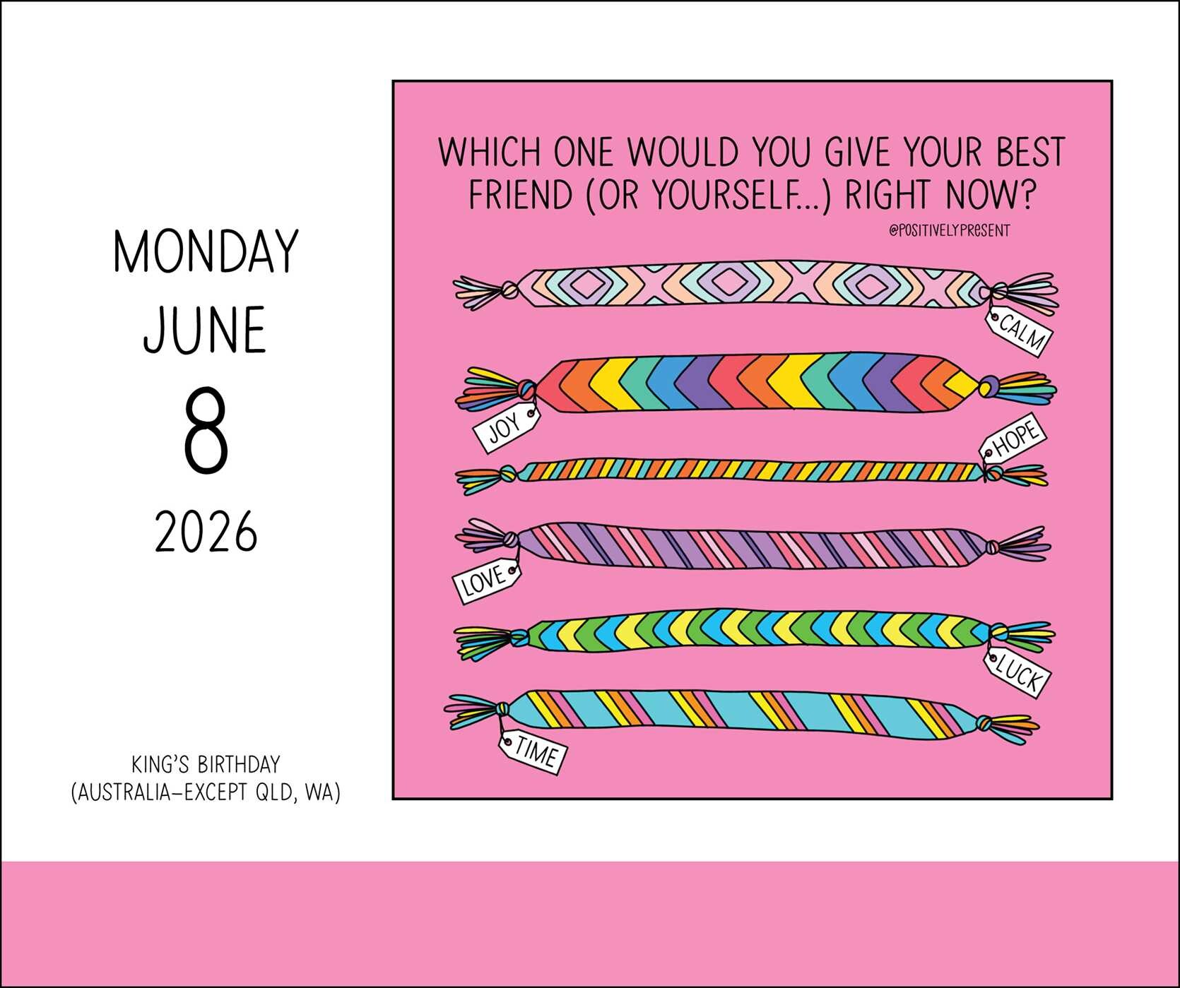 Positively Present 2026 DaytoDay Calendar Book Summary & Video