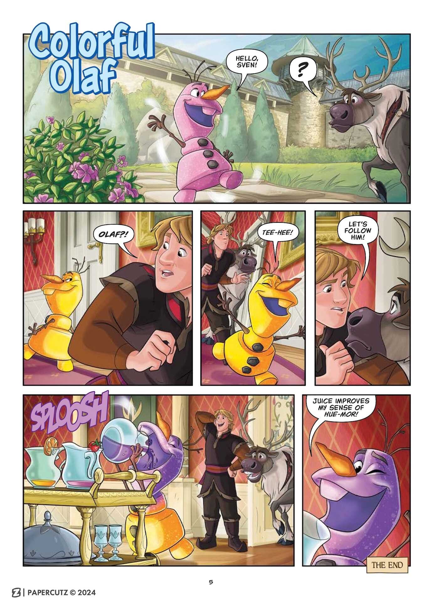 Kids Comics: Olaf's Tiny Tales