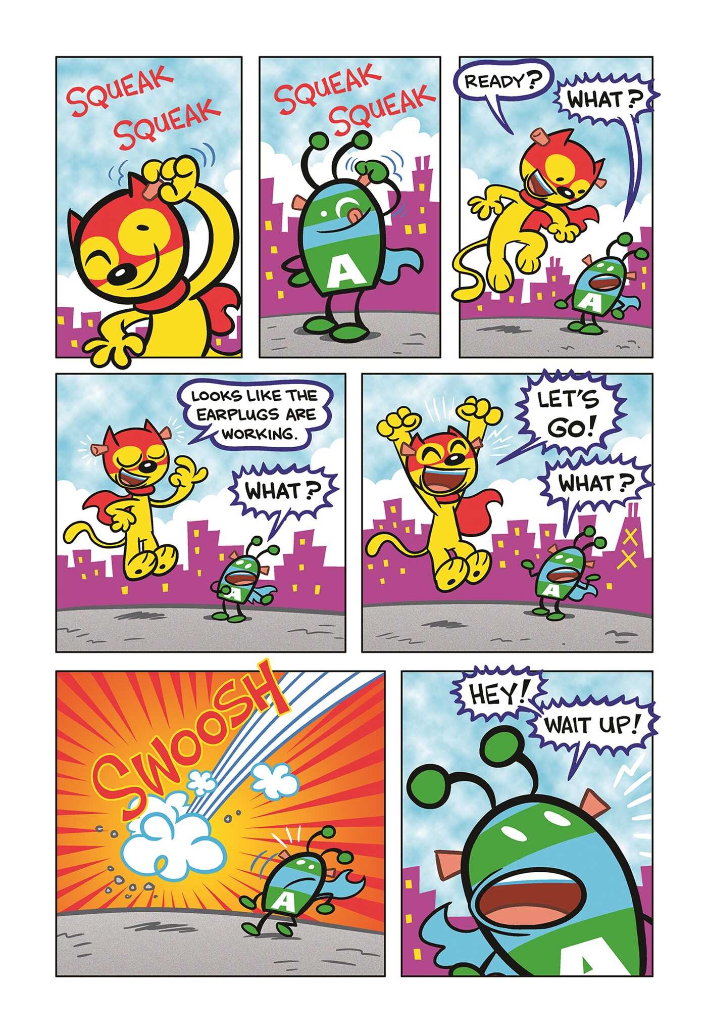 Action Cat & Adventure Bug