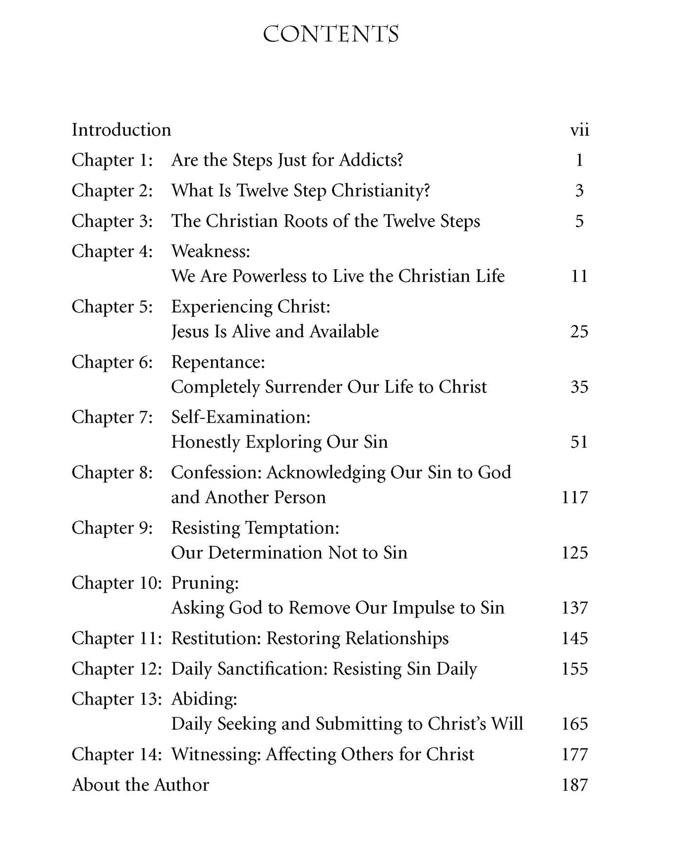 Twelve Step Christianity