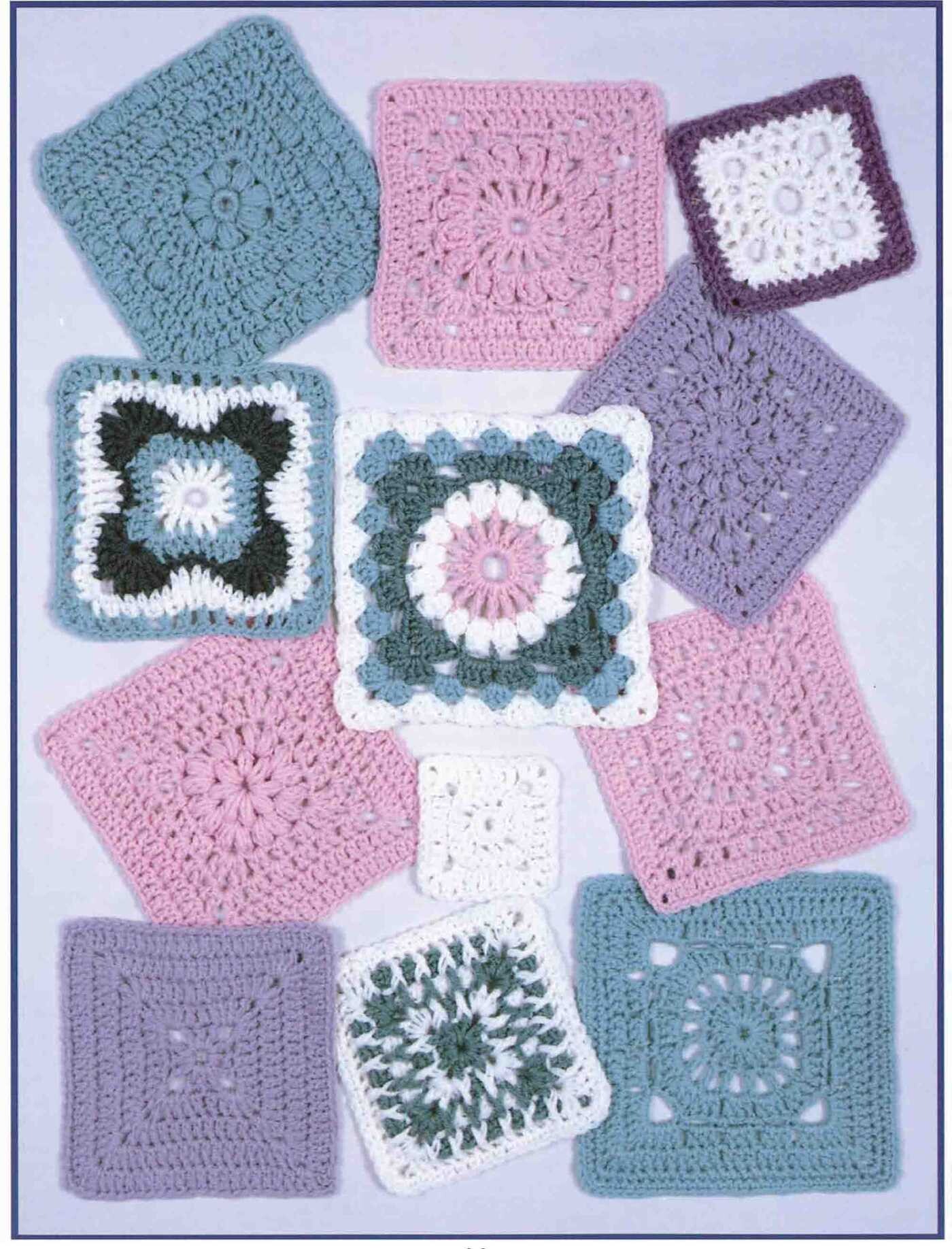 99 Granny Squares to Crochet