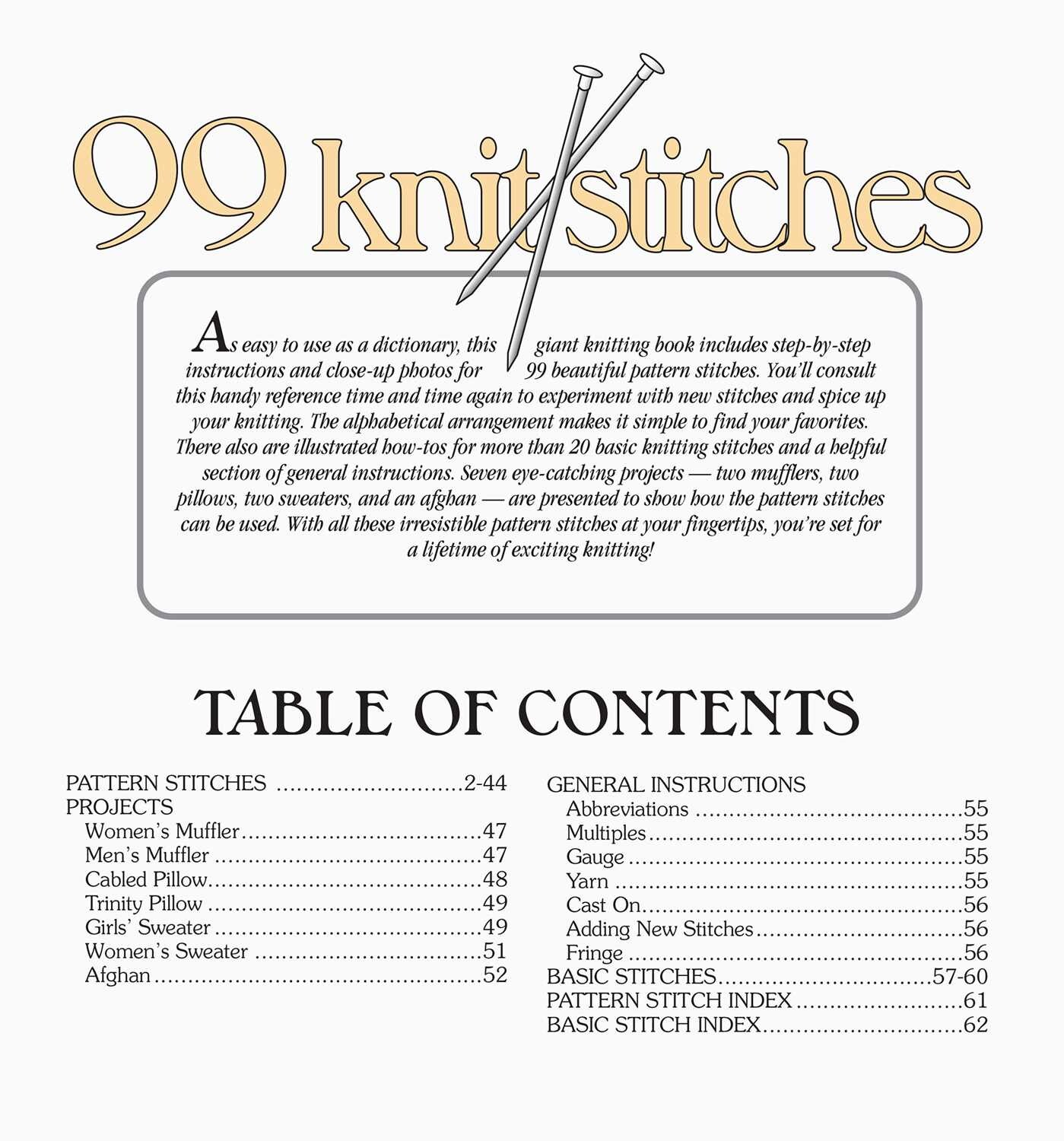 99 Knit Stitches