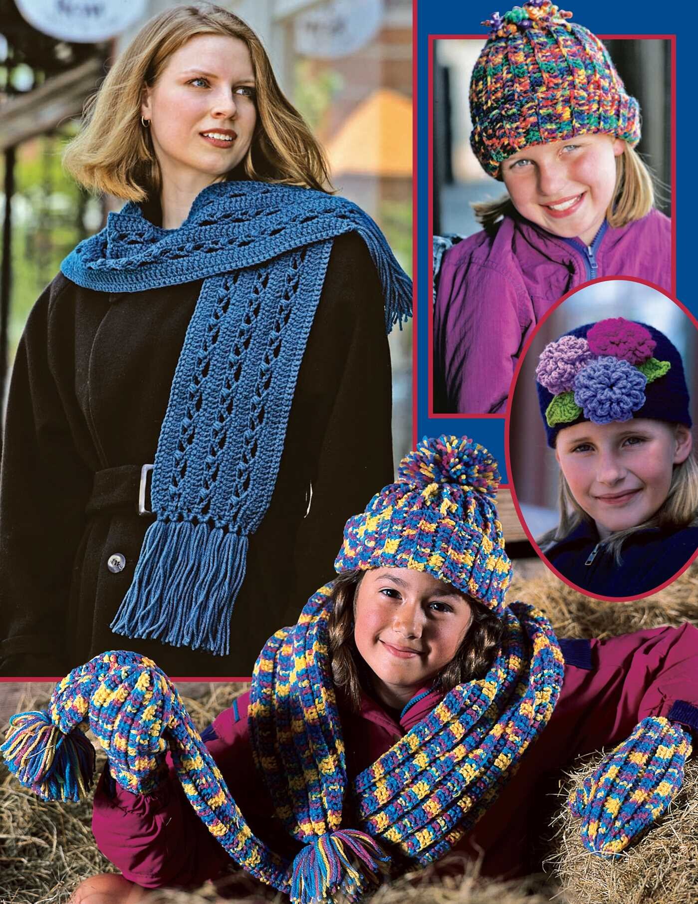 Chase the Chill—Crocheted Hats, Scarves, and Mittens for the Family; 16 Designs