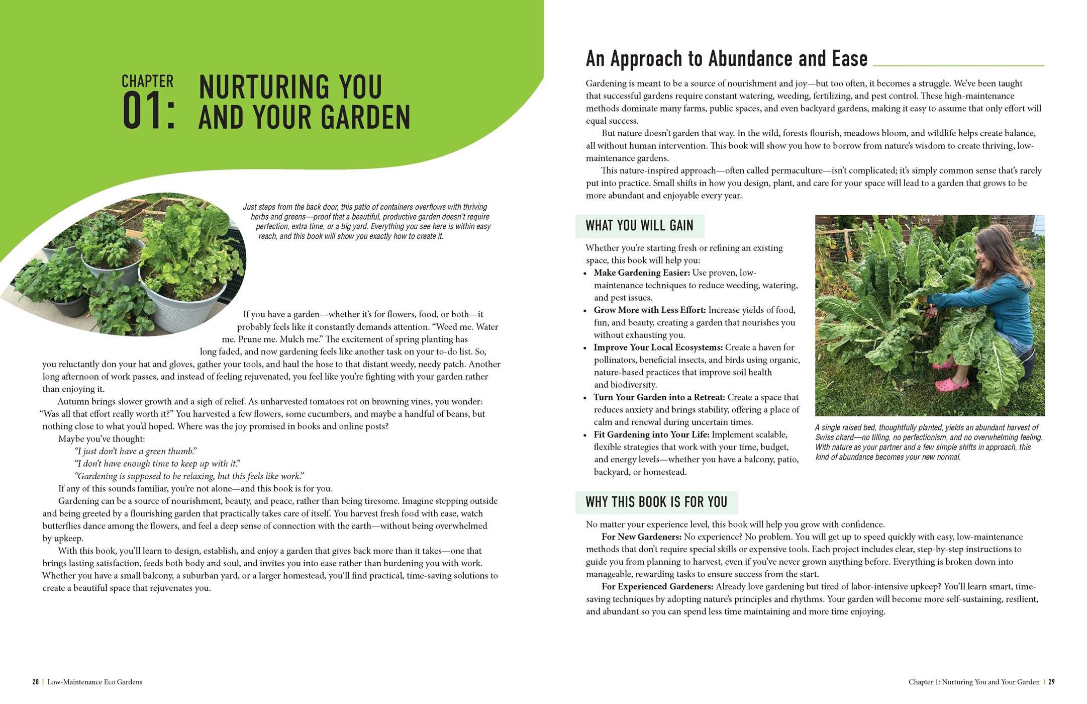 Low-Maintenance Eco Gardens