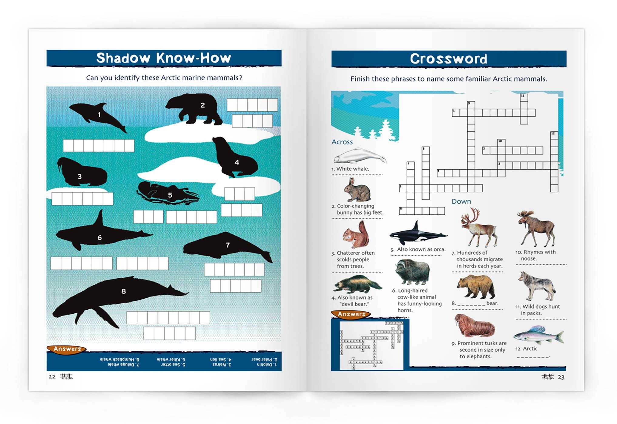 Arctic Wildlife Nature Activity Book, 2nd Ed
