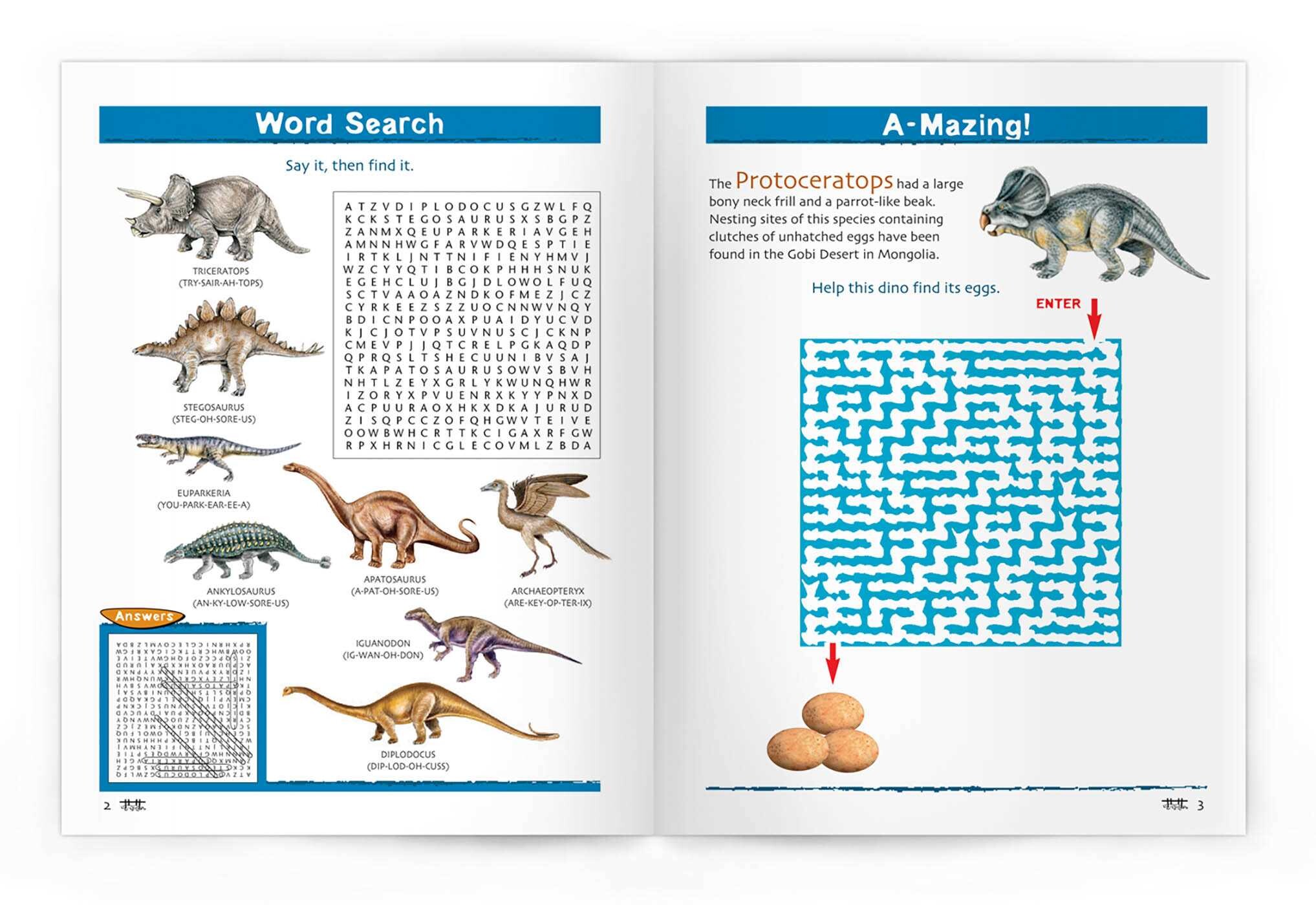 Dinosaurs Nature Activity Book, 2nd Ed