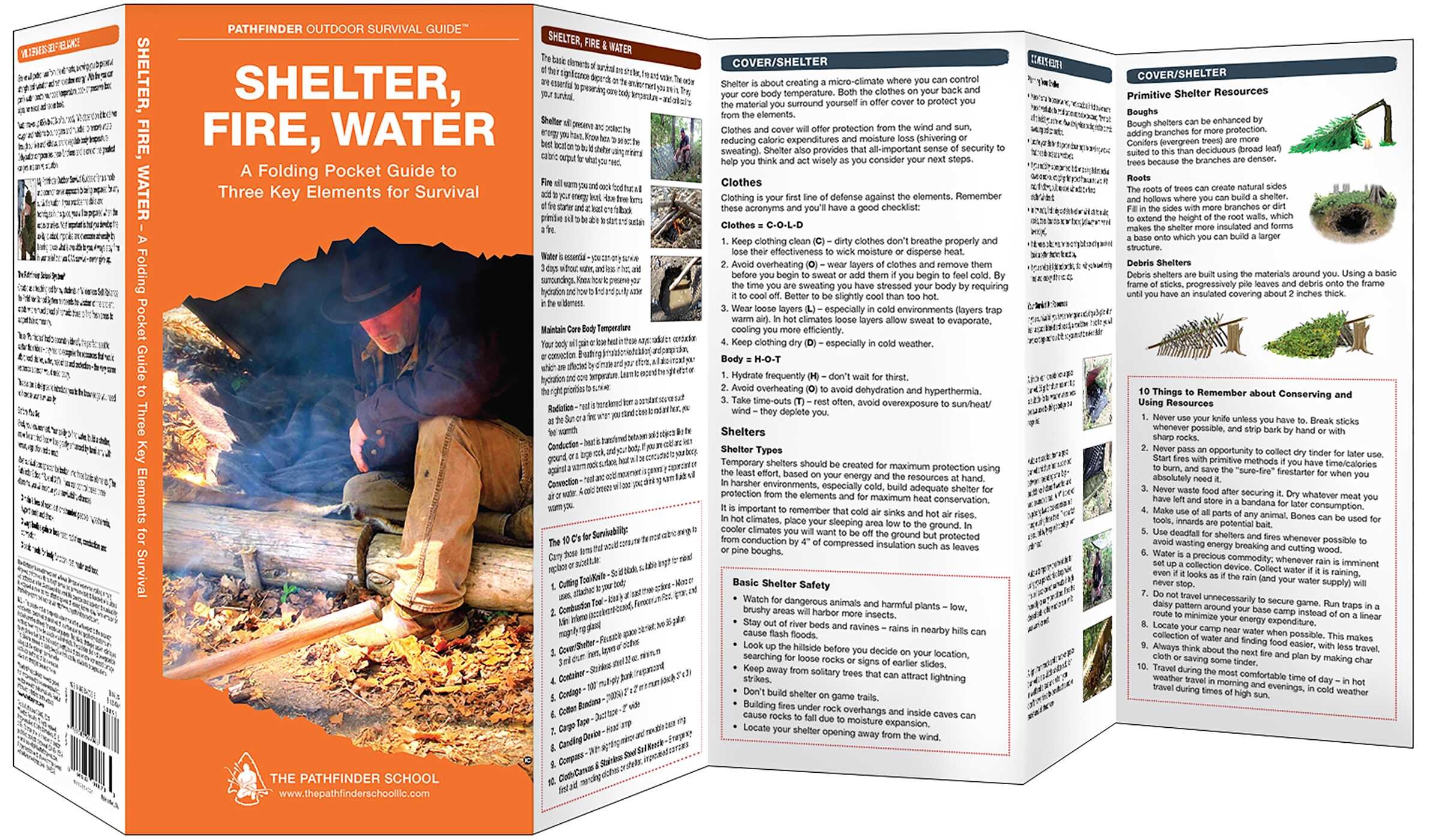 Shelter, Fire, Water