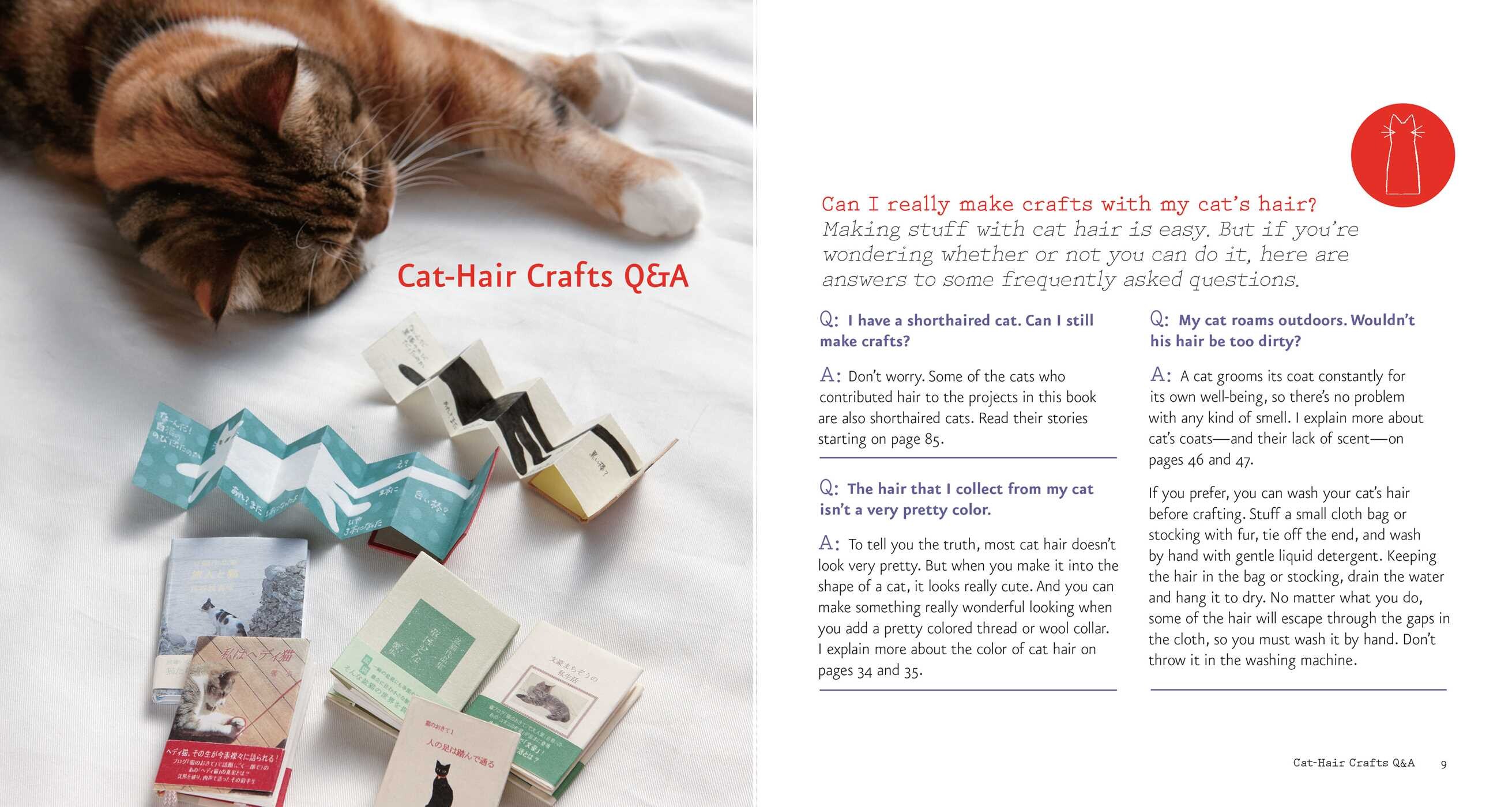 Crafting with Cat Hair
