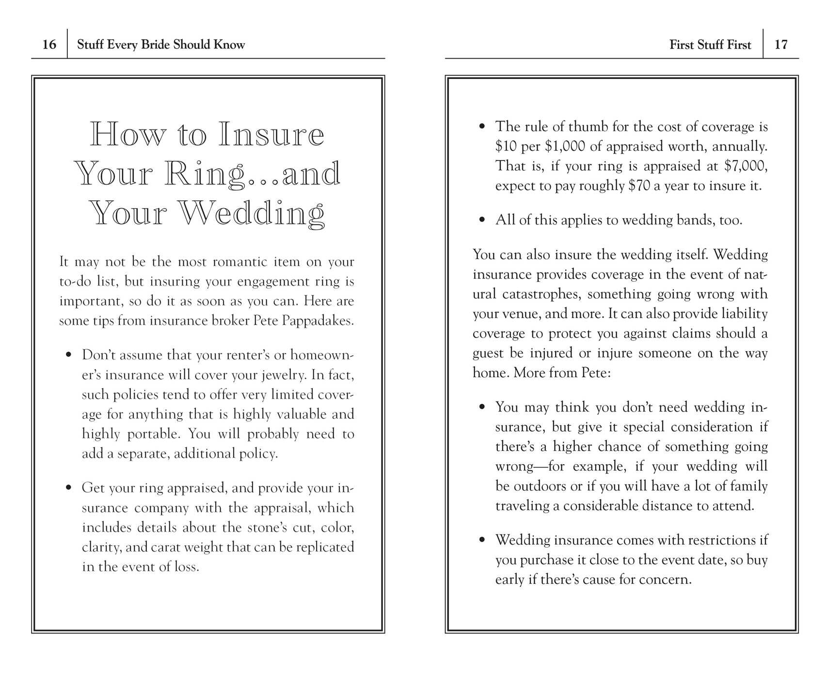 Stuff Every Bride Should Know
