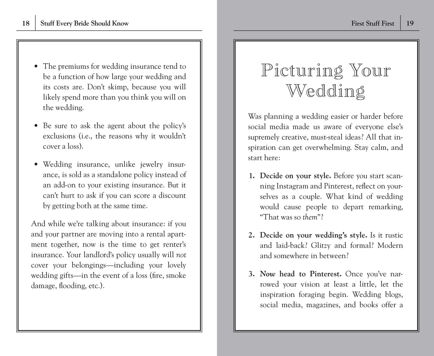 Stuff Every Bride Should Know