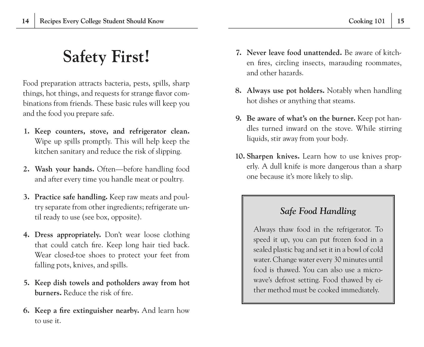 Recipes Every College Student Should Know