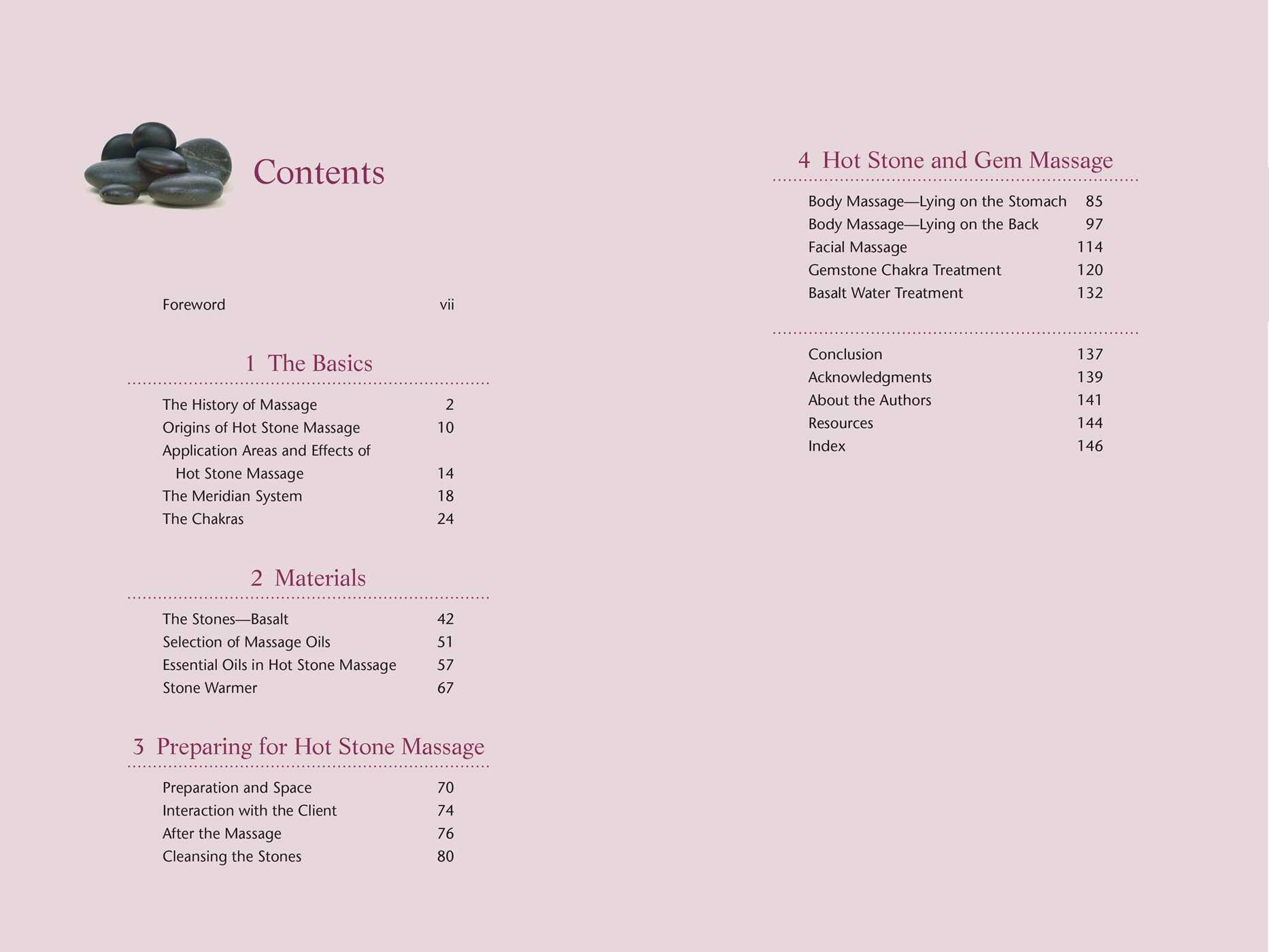 Hot Stone and Gem Massage