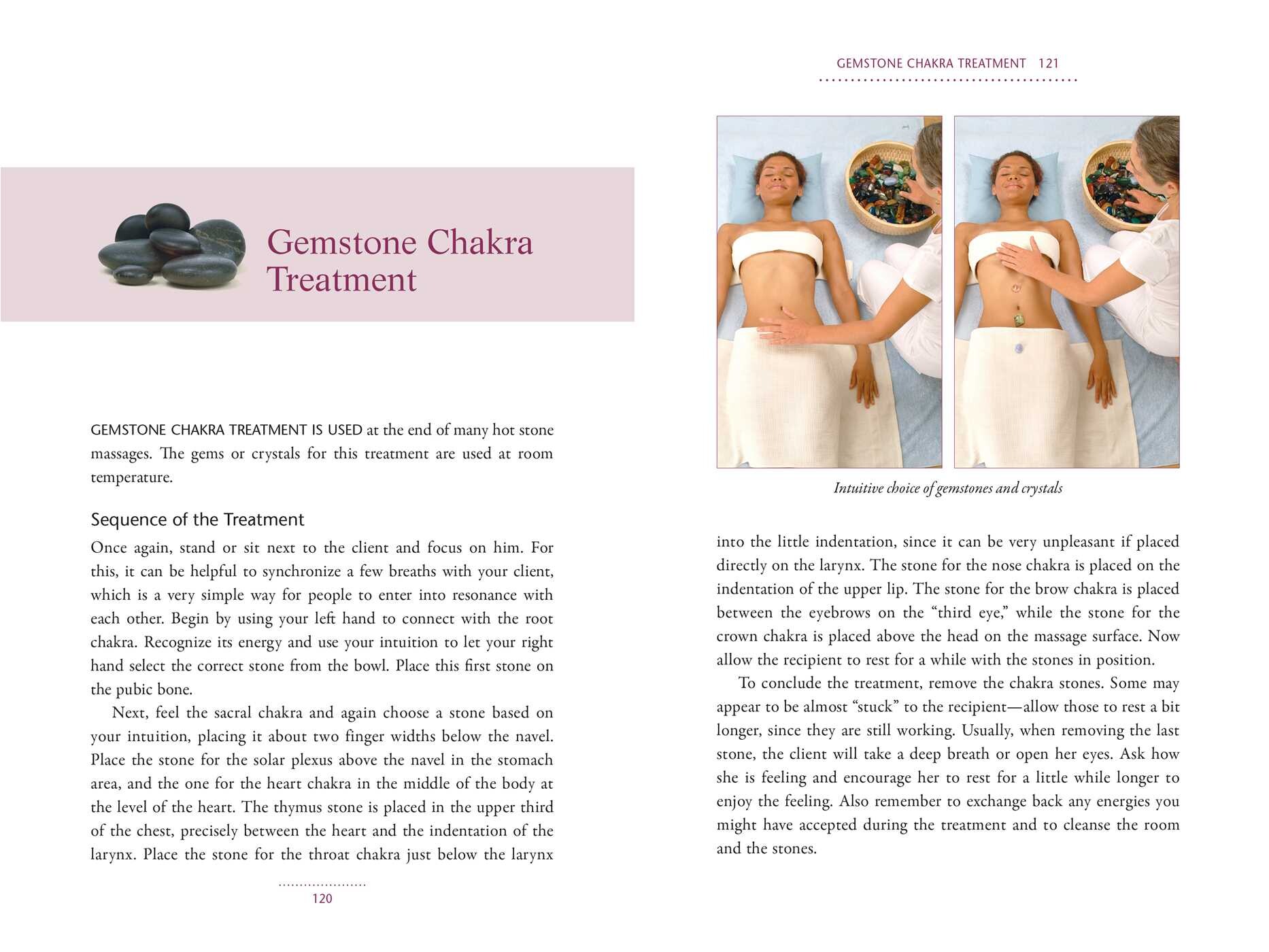 Hot Stone and Gem Massage