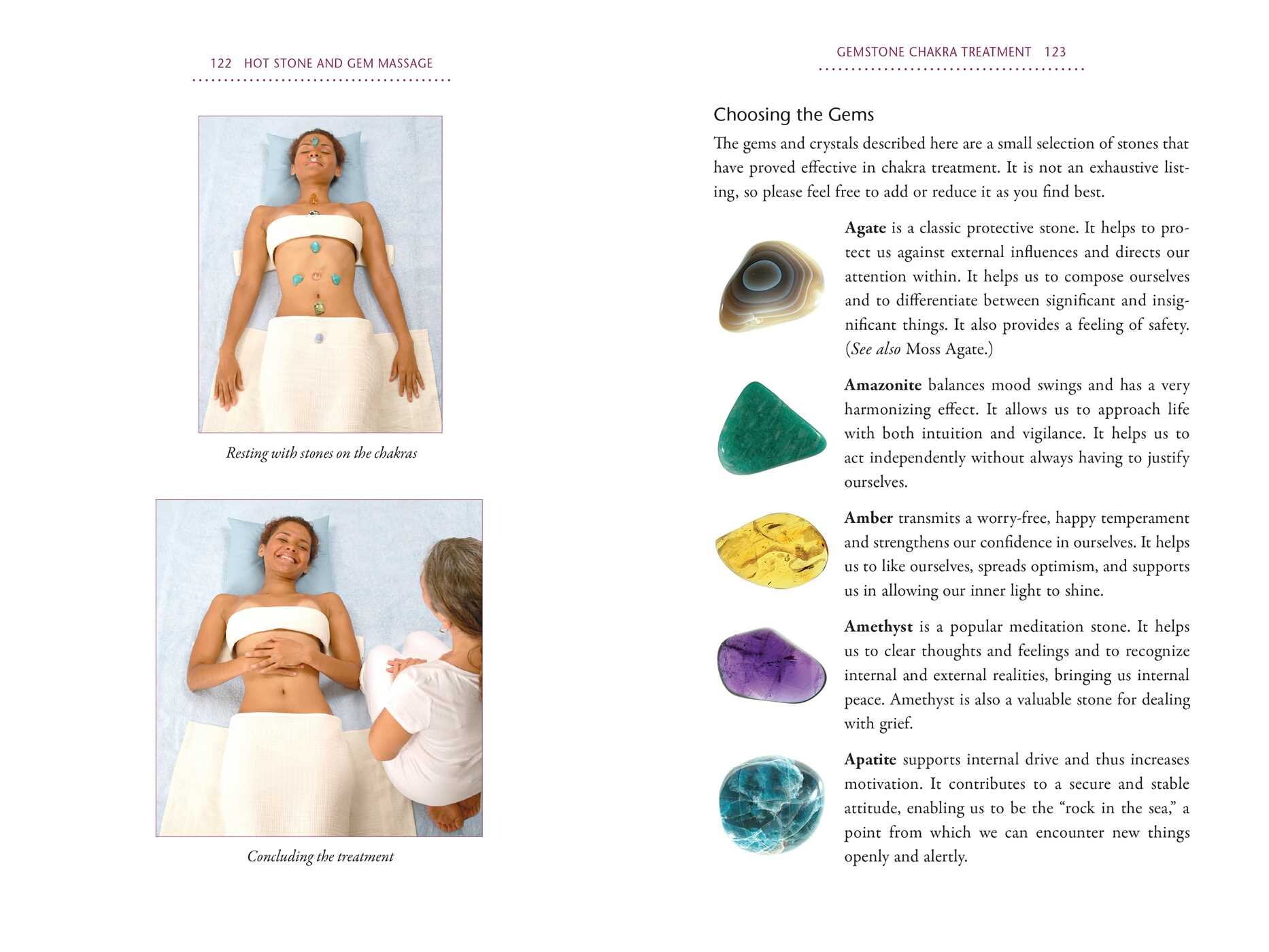 Hot Stone and Gem Massage