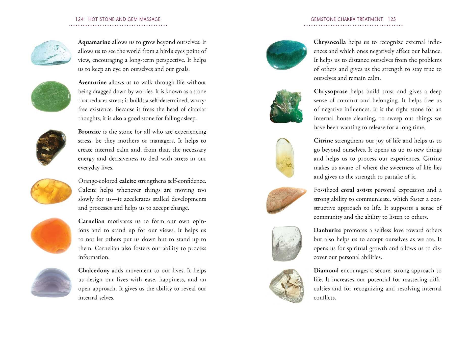 Hot Stone and Gem Massage