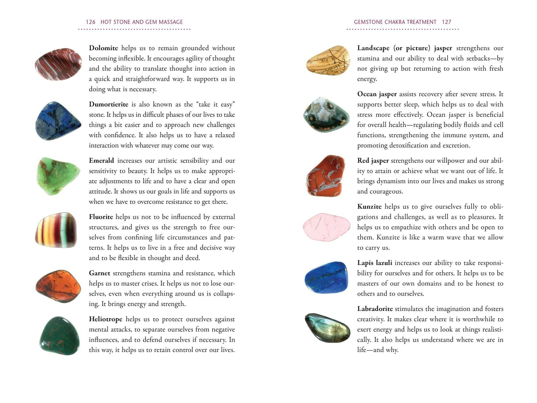 Hot Stone and Gem Massage