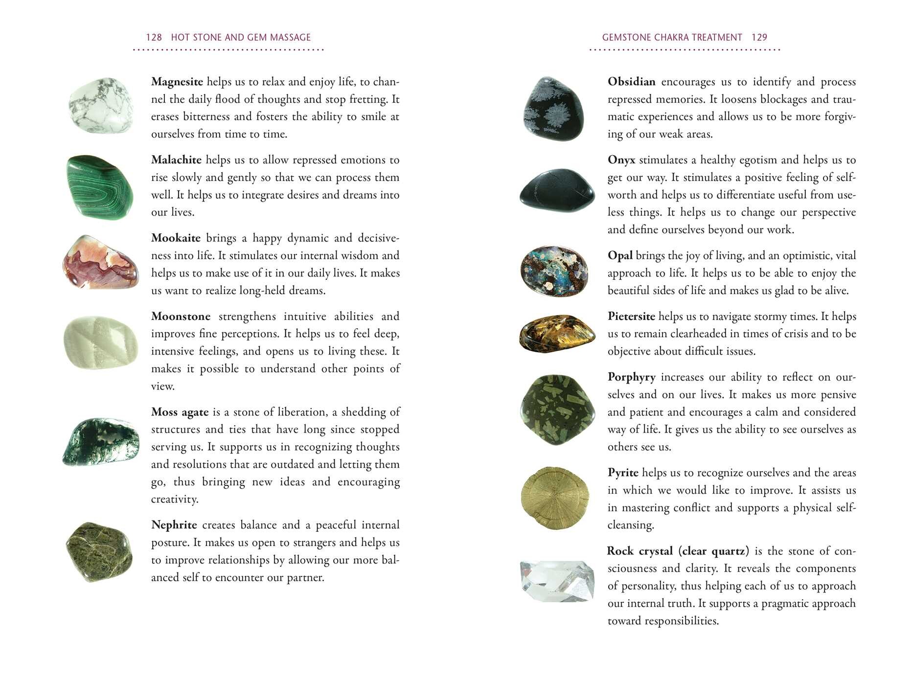 Hot Stone and Gem Massage