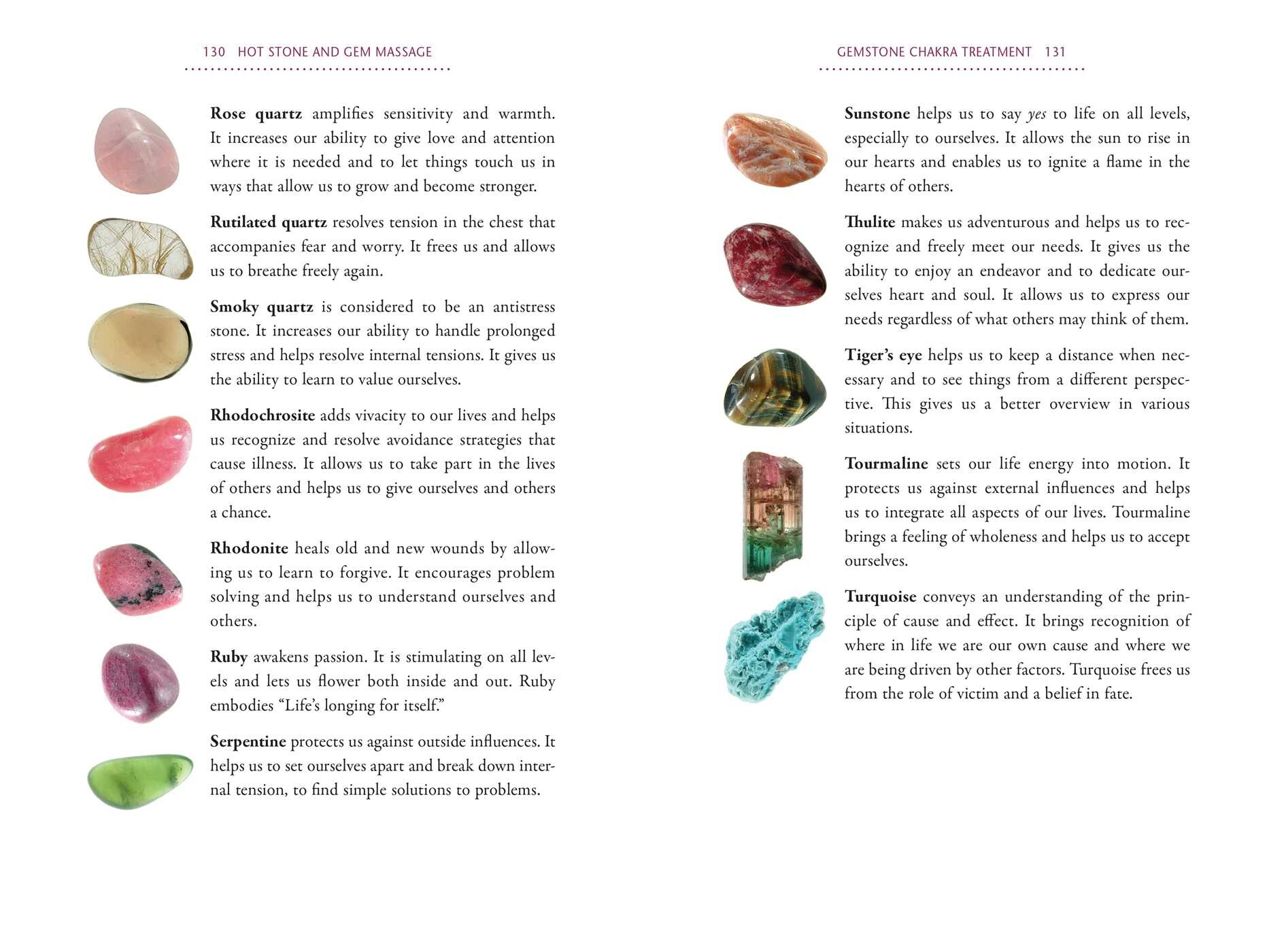 Hot Stone and Gem Massage
