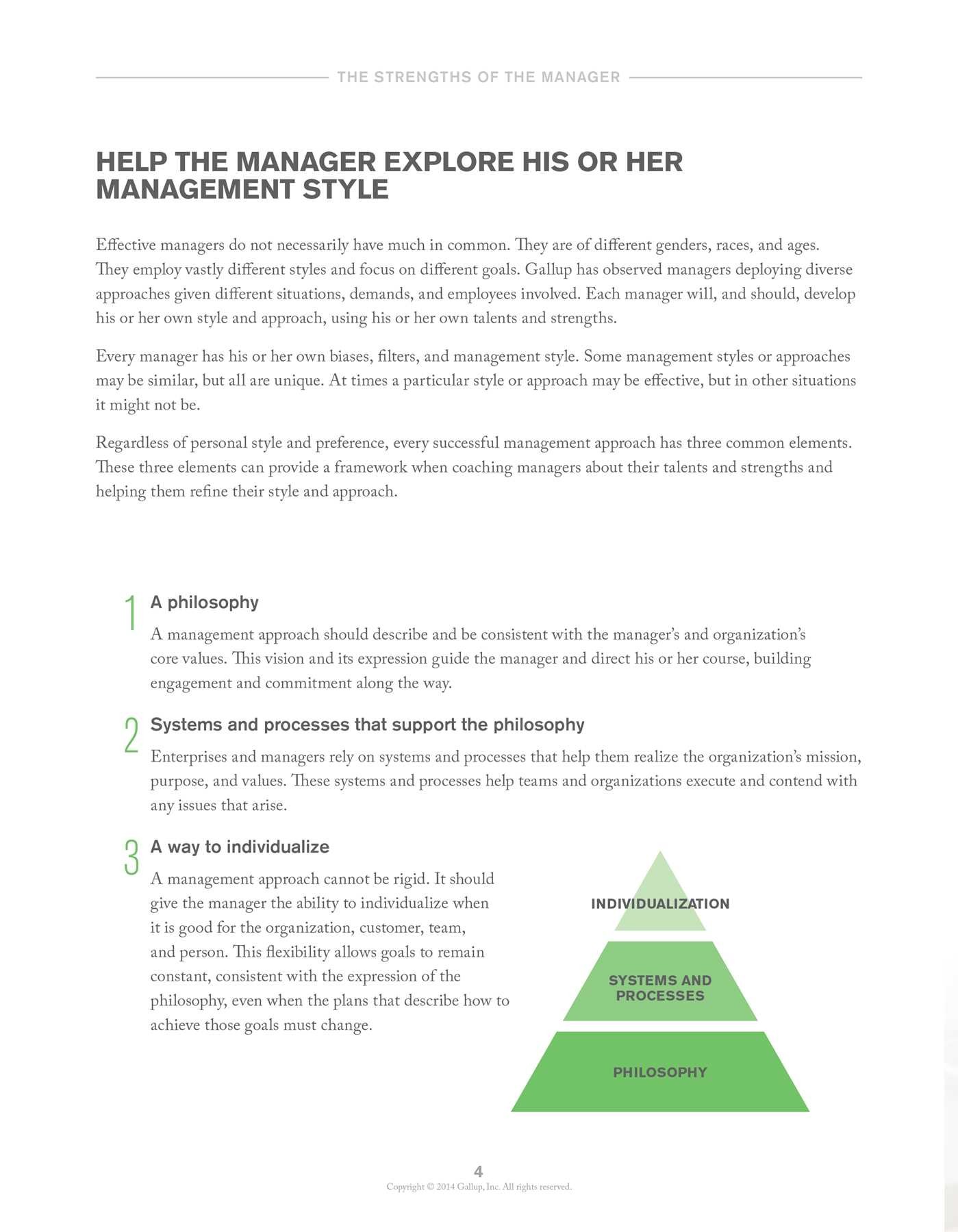 strengths of a manager