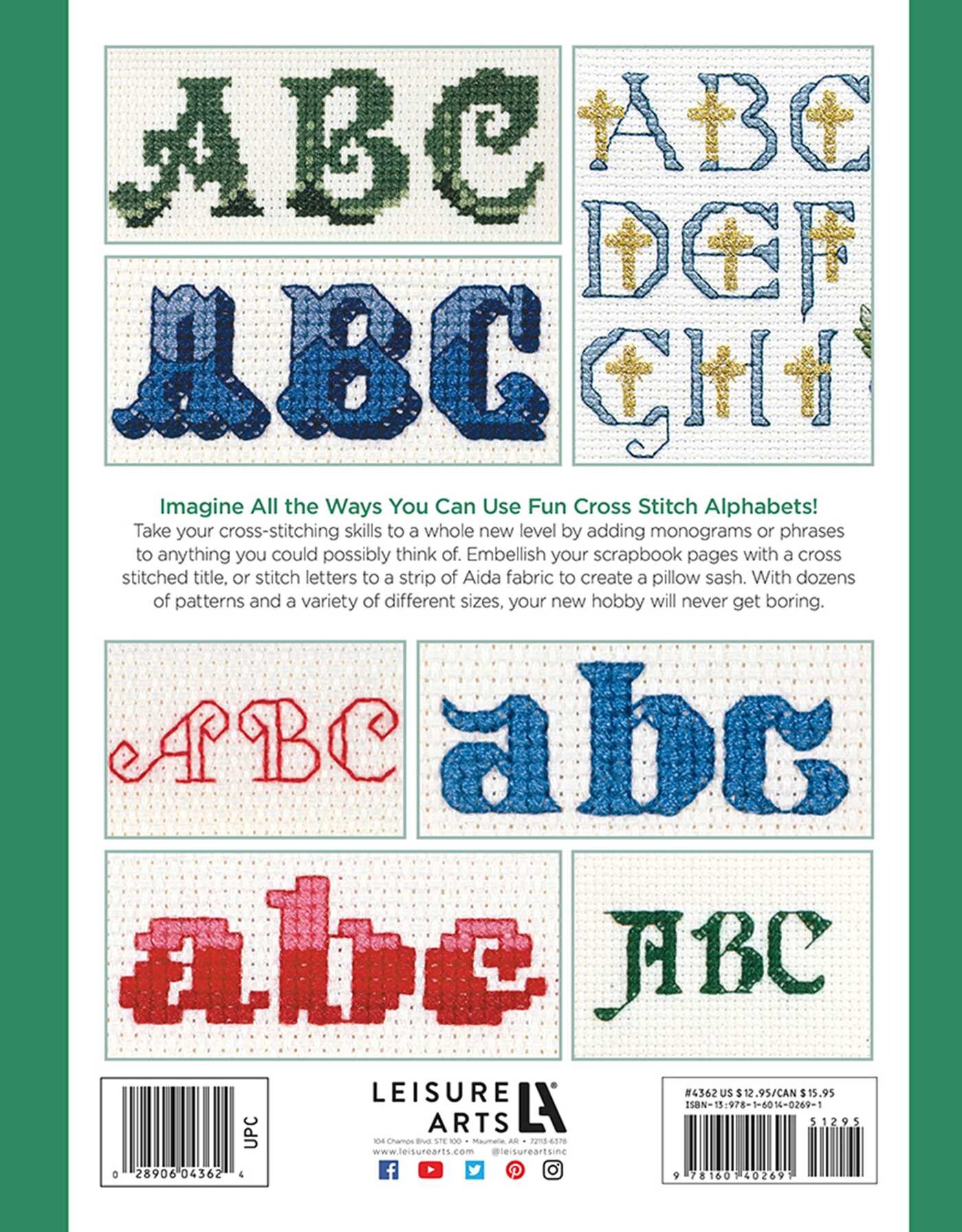 Big Collection of Alphabets in Cross Stitch